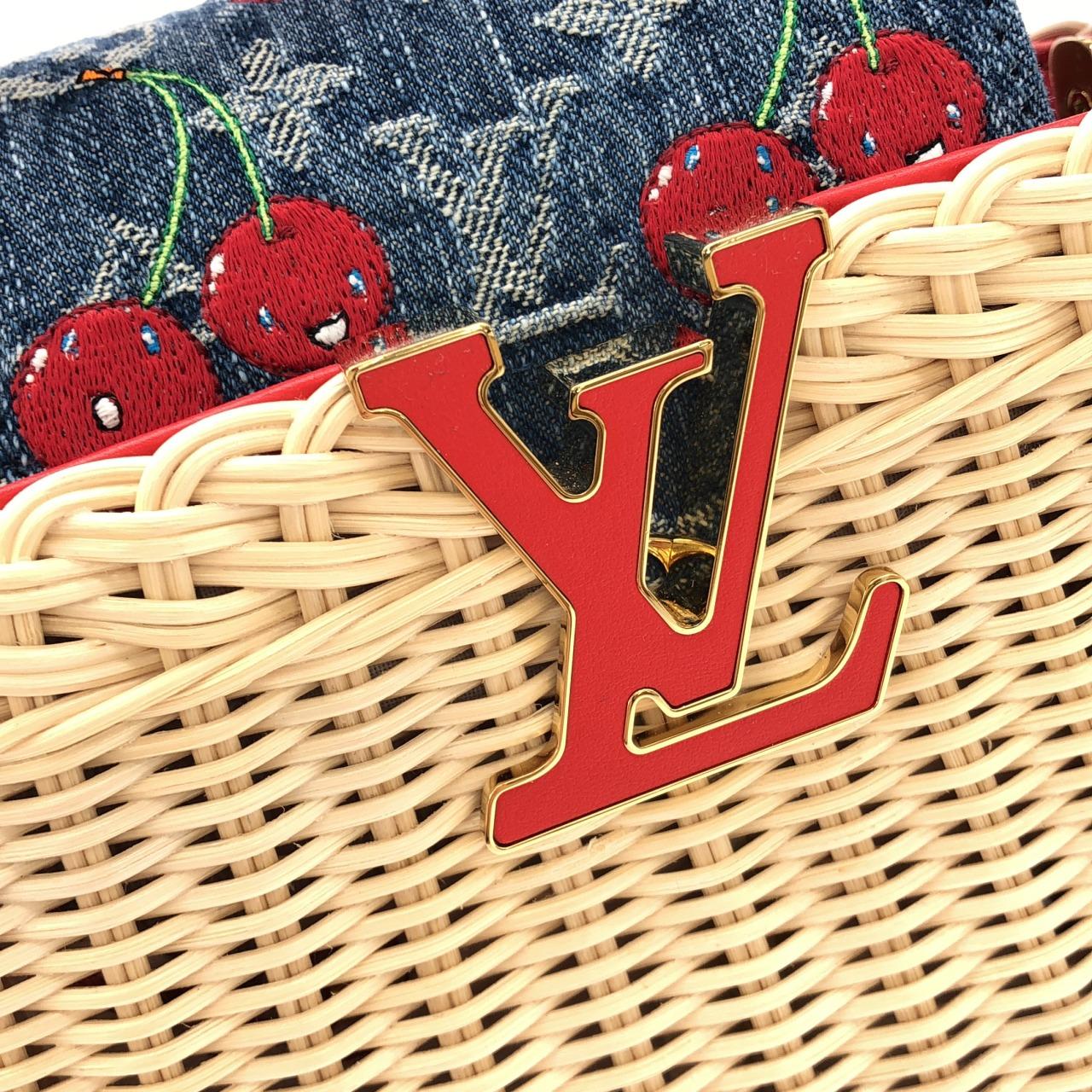 ルイヴィトン モノグラム デニム(LV X TM) カプシーヌ MINI M14295 バッグ