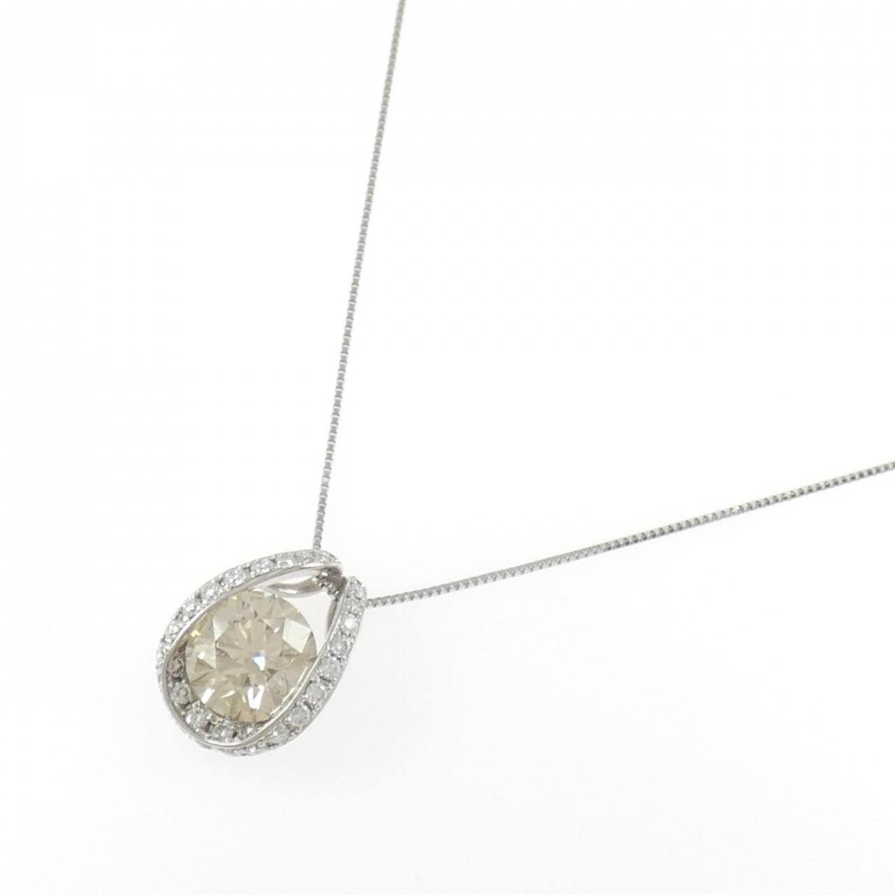 PT900/PT850 ダイヤモンド ネックレス 3.117CT