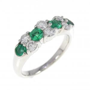 PT900 エメラルド リング 0.48CT
