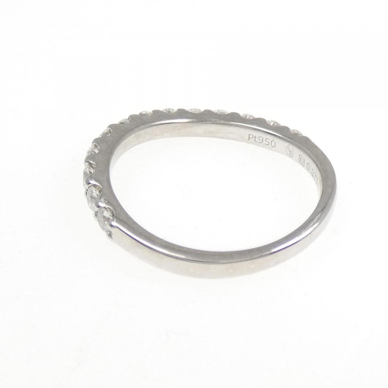 PT950 ダイヤモンド リング 0.377CT