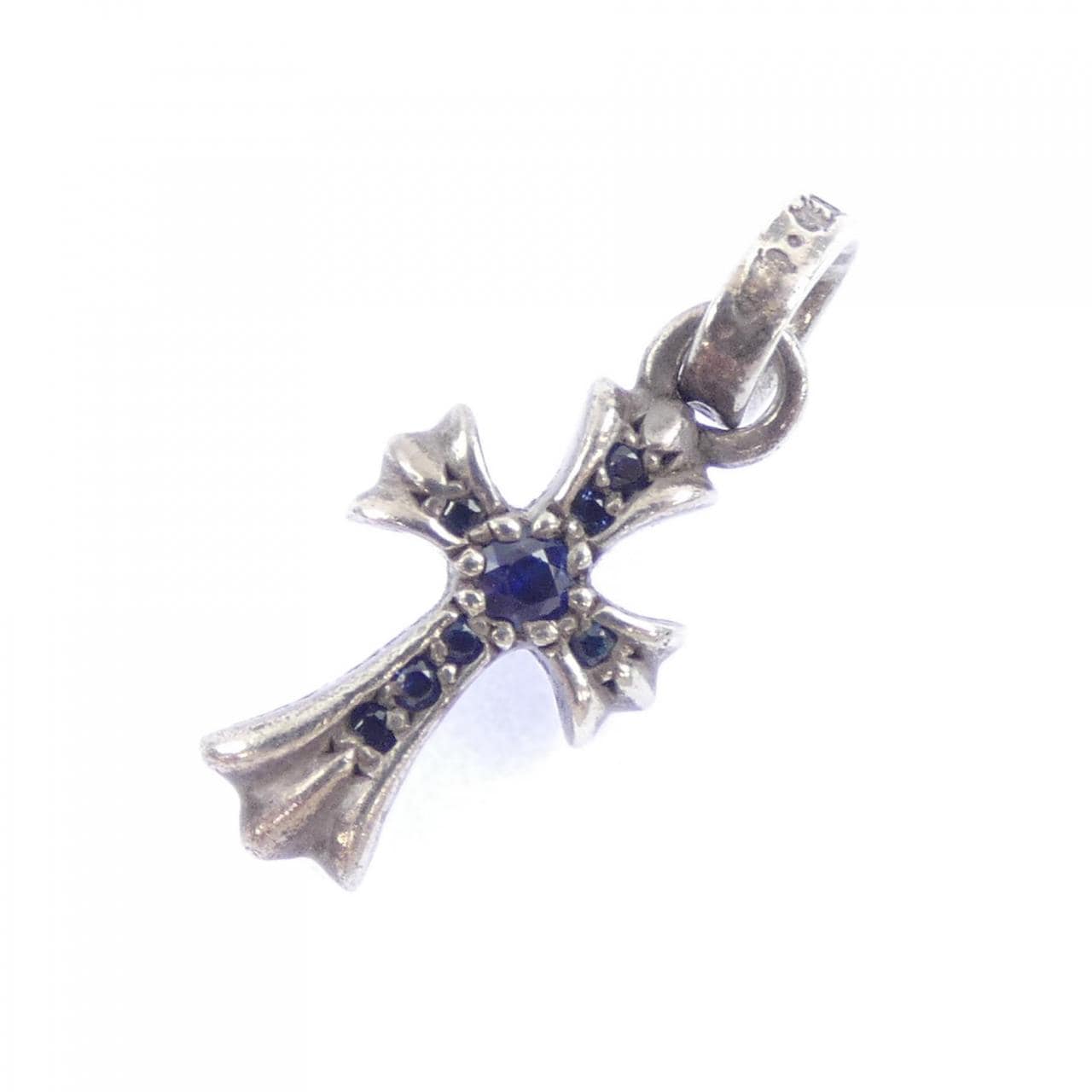 クロムハーツ CHROME HEARTS CRS BBYFAT P/SAPPHIRES 2362 304 0753 9100 ペンダント