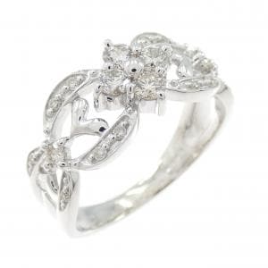 K18WG ダイヤモンド リング 1.00CT