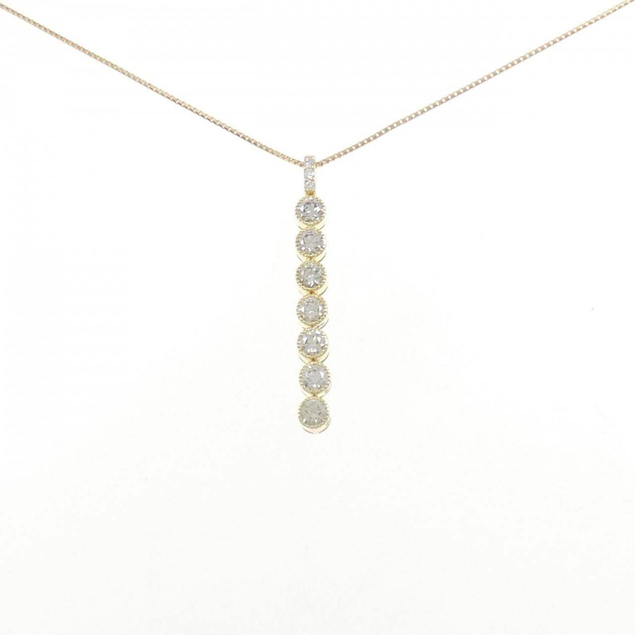 K18YG 2WAY ダイヤモンド ネックレス 1.00CT