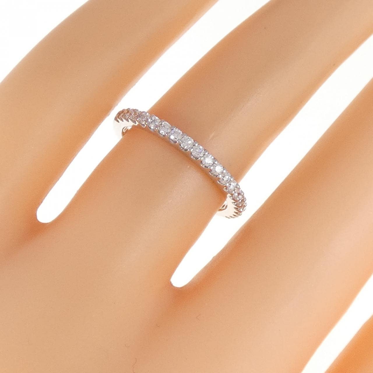 K18WG ダイヤモンド リング 0.30CT