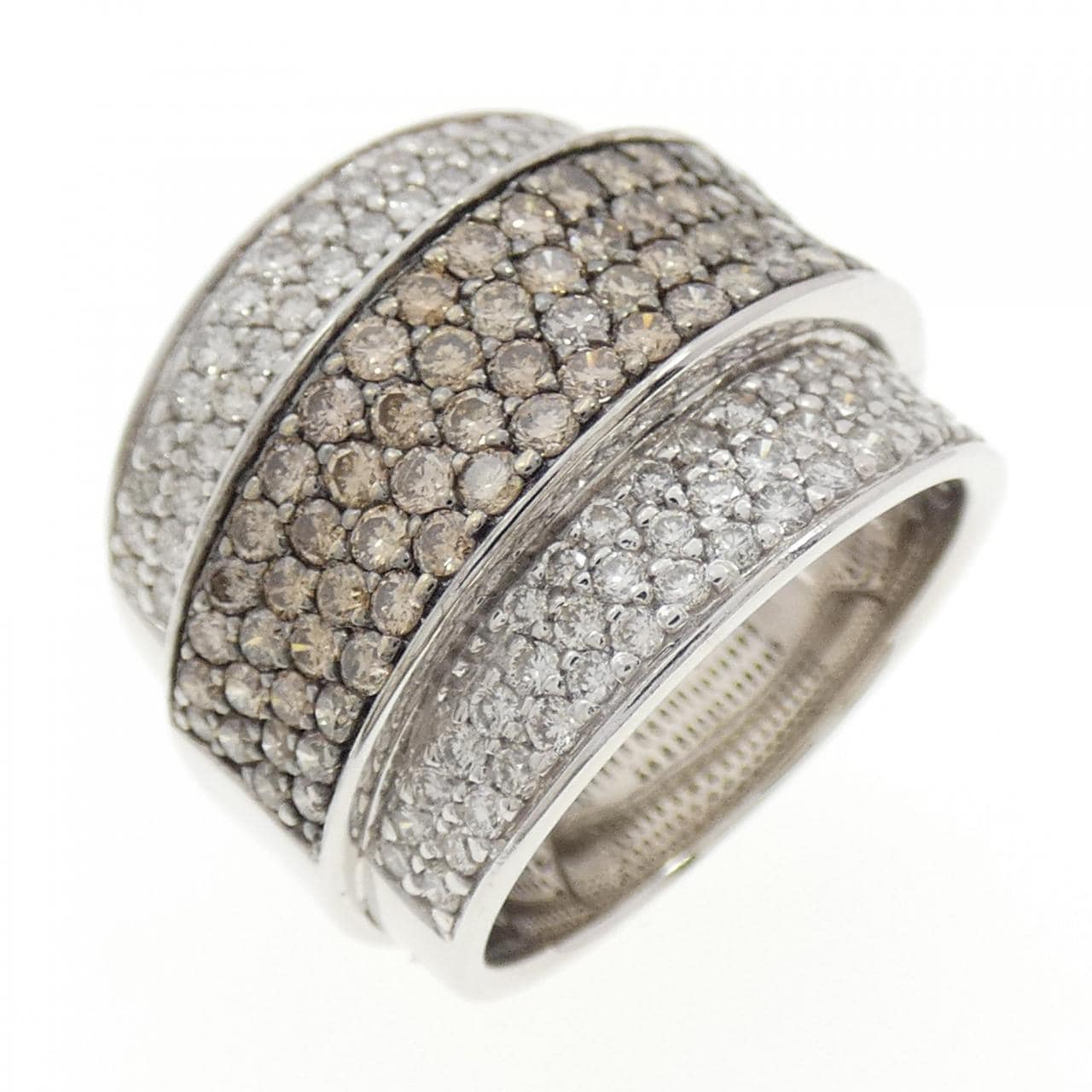 750WG ダイヤモンド リング 0.98CT