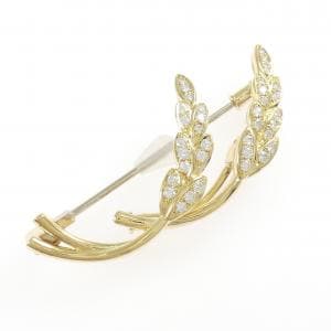 クイーン ダイヤモンド ローチ 0.38CT