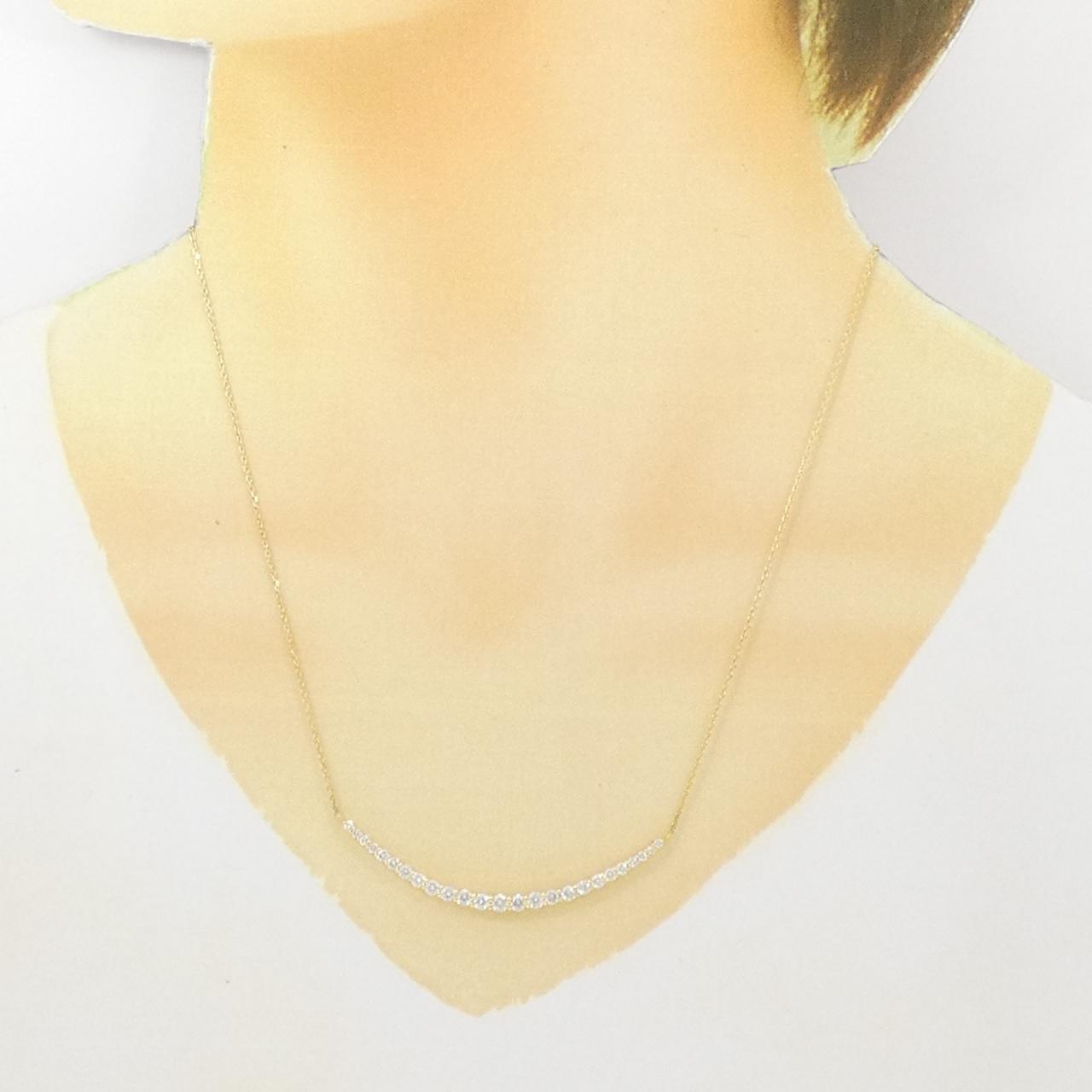 K18YG ダイヤモンド ネックレス 1.00CT