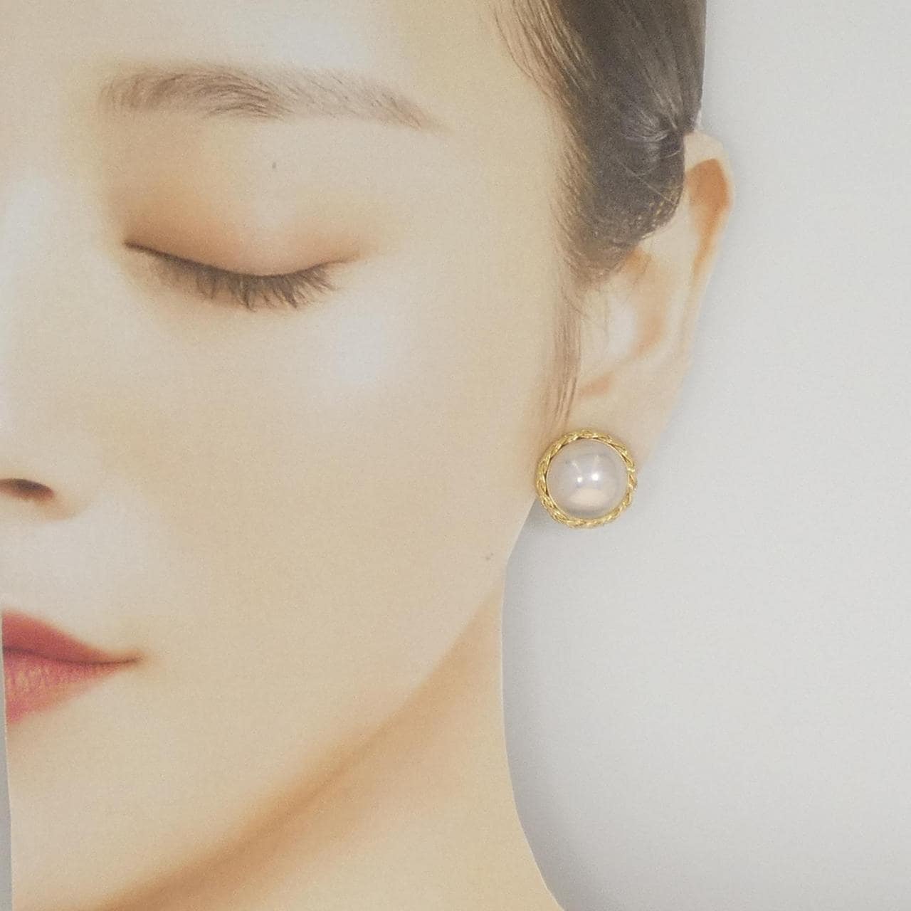 K18YG マベパール ピアス