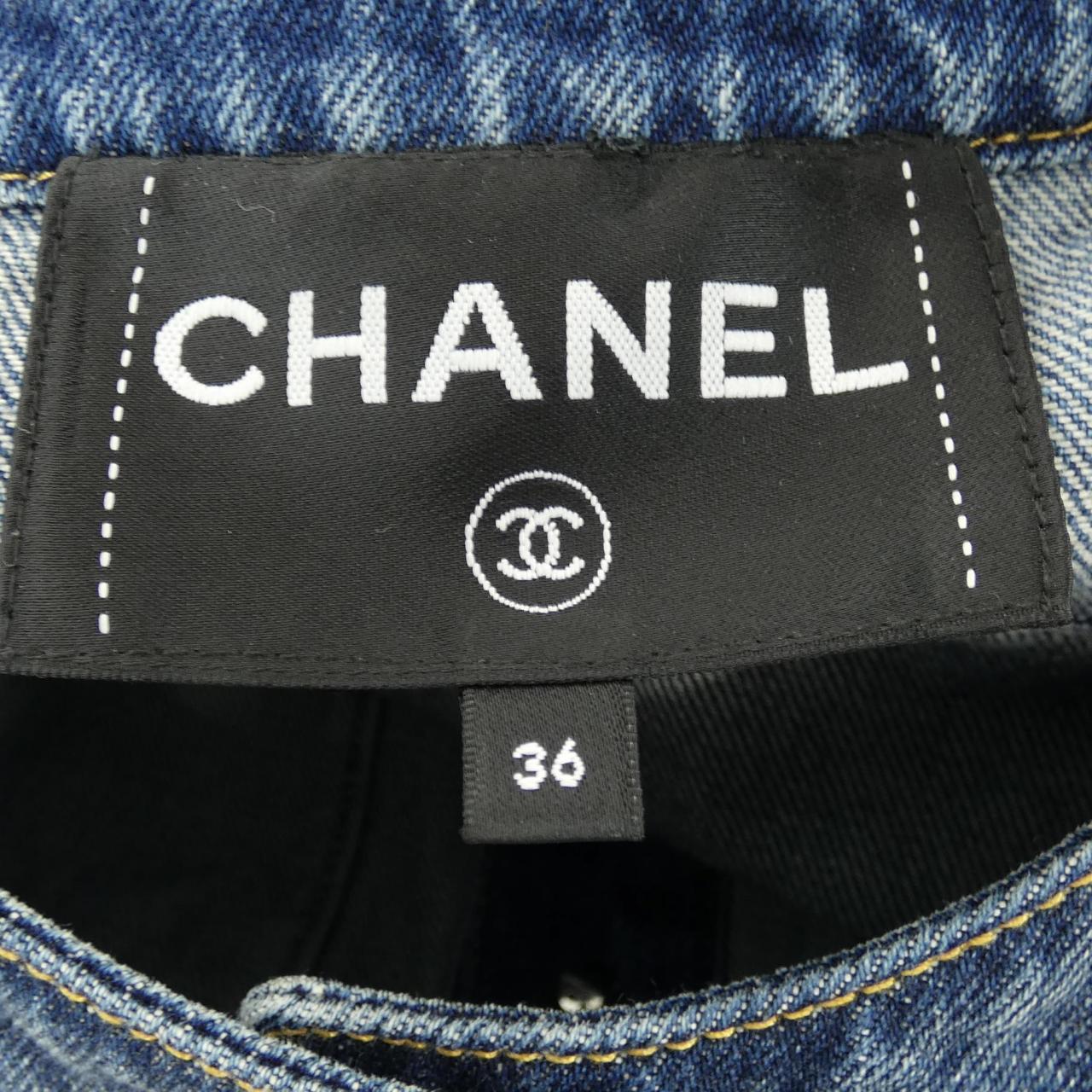 シャネル CHANEL P78108V70196 24B デニムジャケット