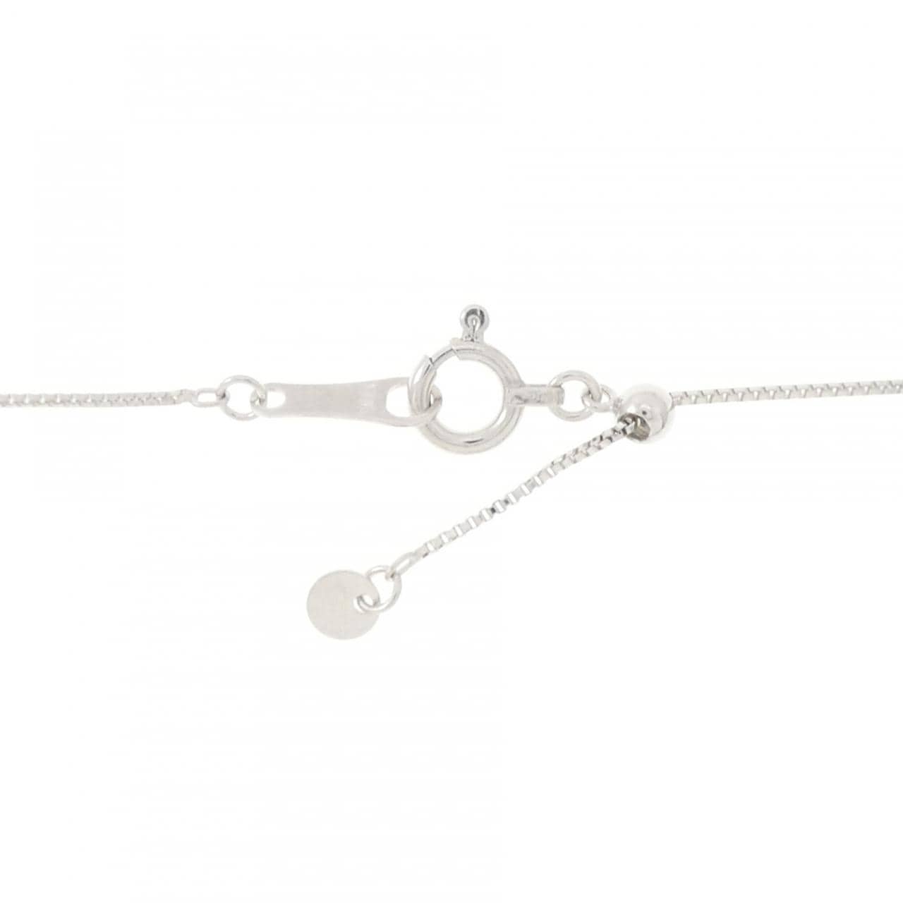 K18WG ダイヤモンド ネックレス 0.30CT