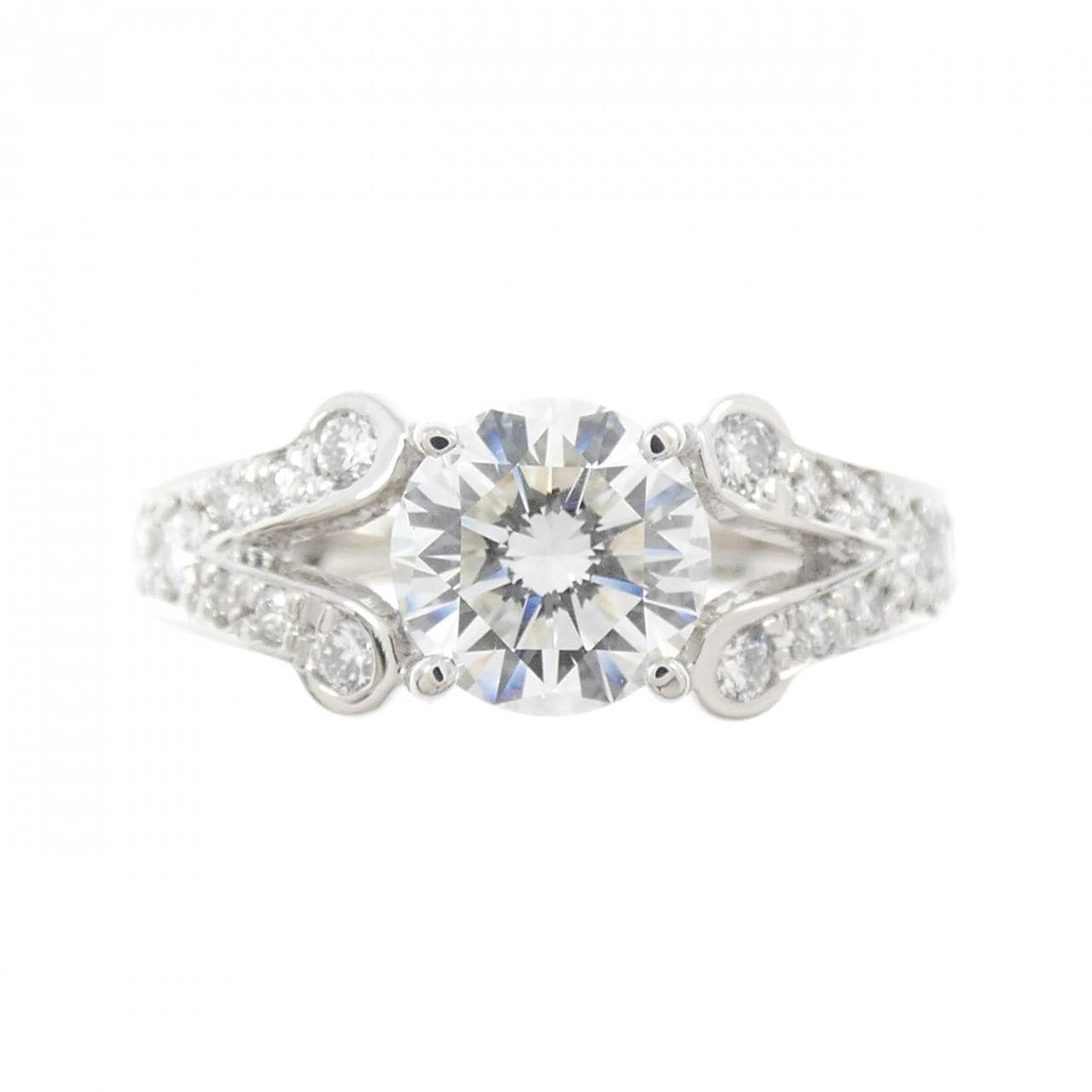 PT900 ダイヤモンド リング 1.050CT H SI1 VG