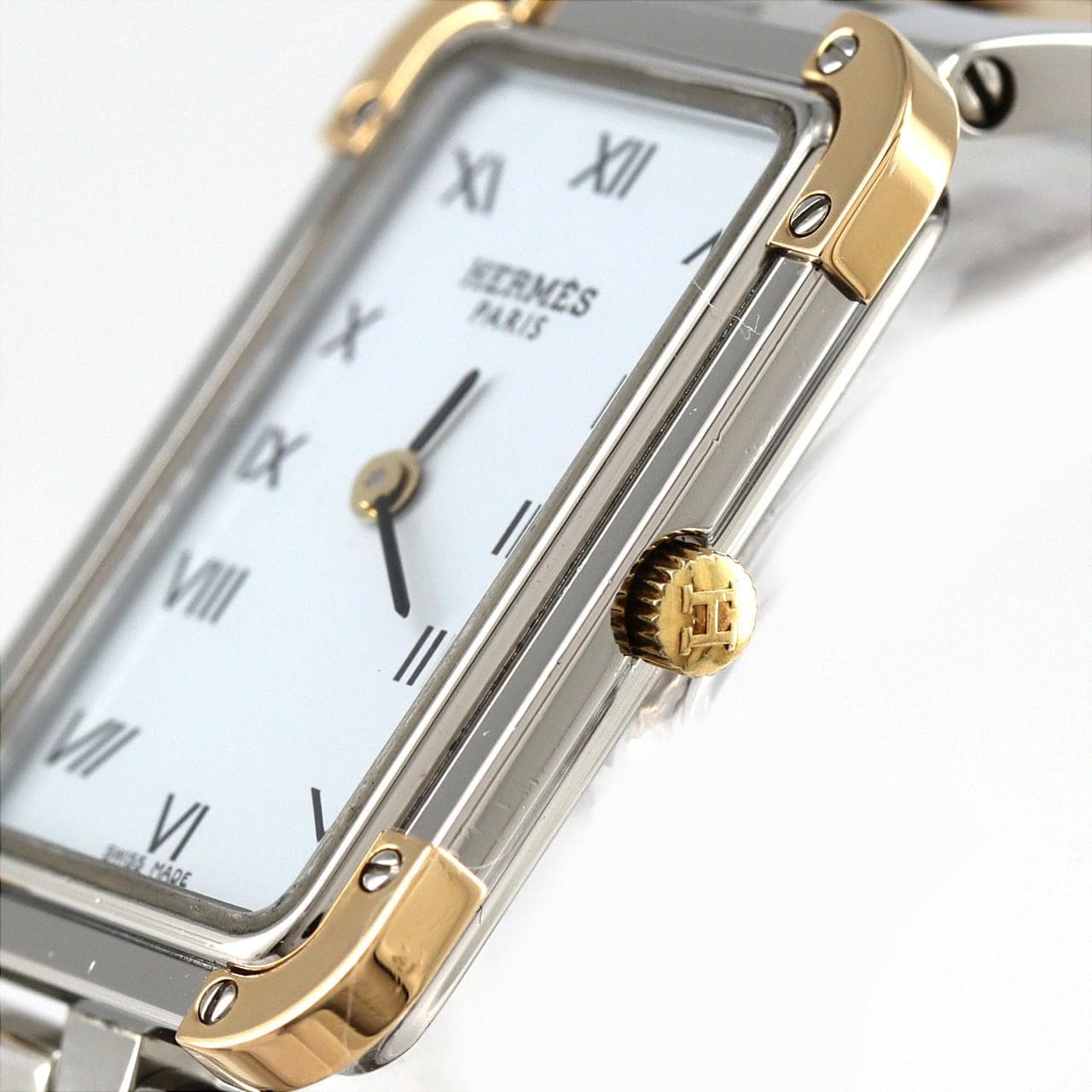 エルメス クロアジュール コンビ CR1.220 SSxGP クォーツ