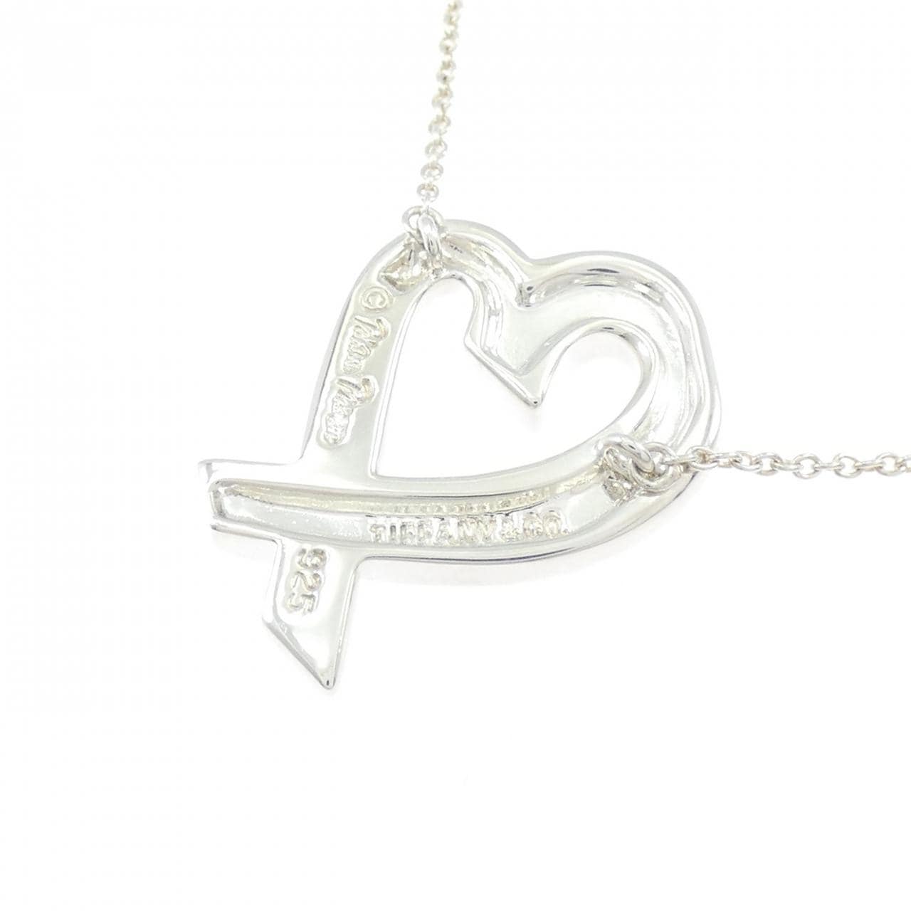 ティファニー ラビングハート ネックレス