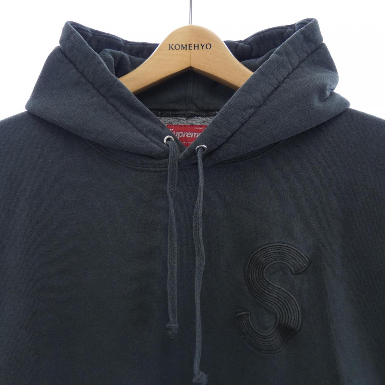 シュプリーム SUPREME Overdyed S logo パーカー