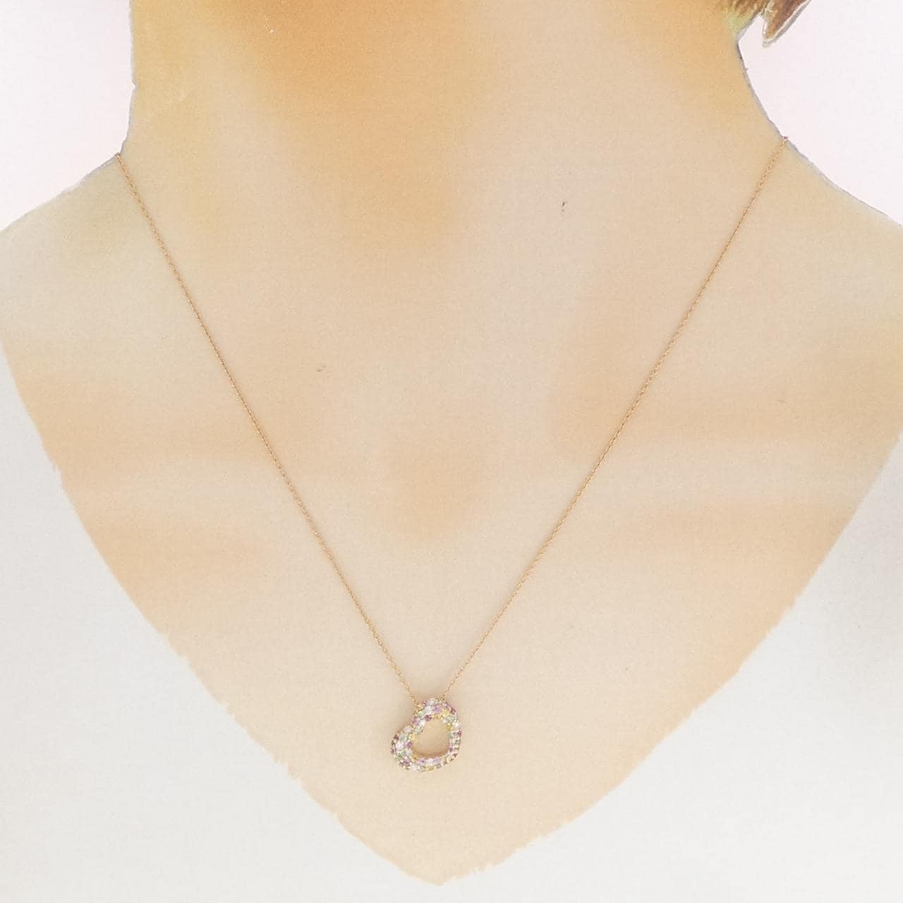 ポンテヴェキオ サファイヤ ネックレス 0.26CT