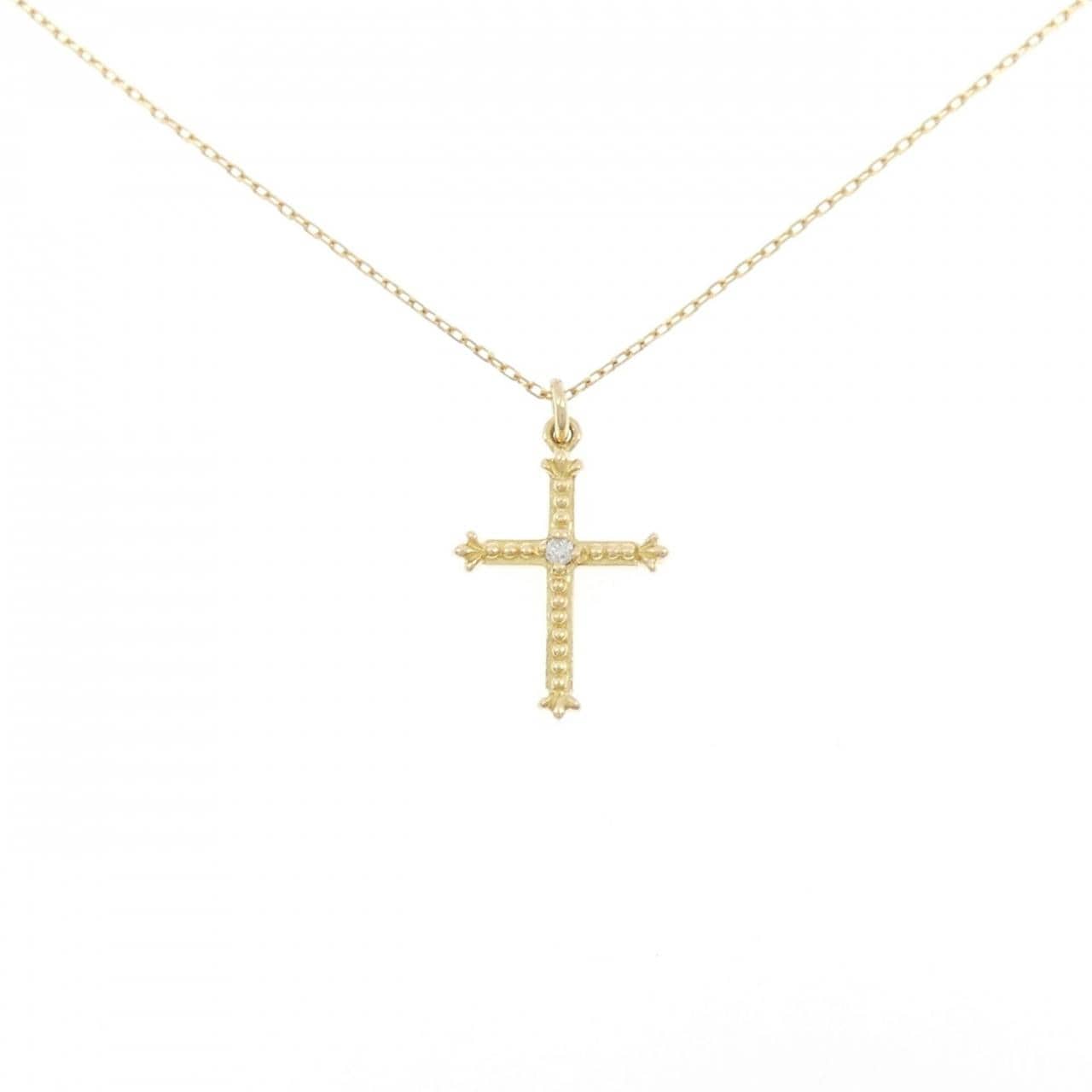AHKAH Cleo Cross Necklace