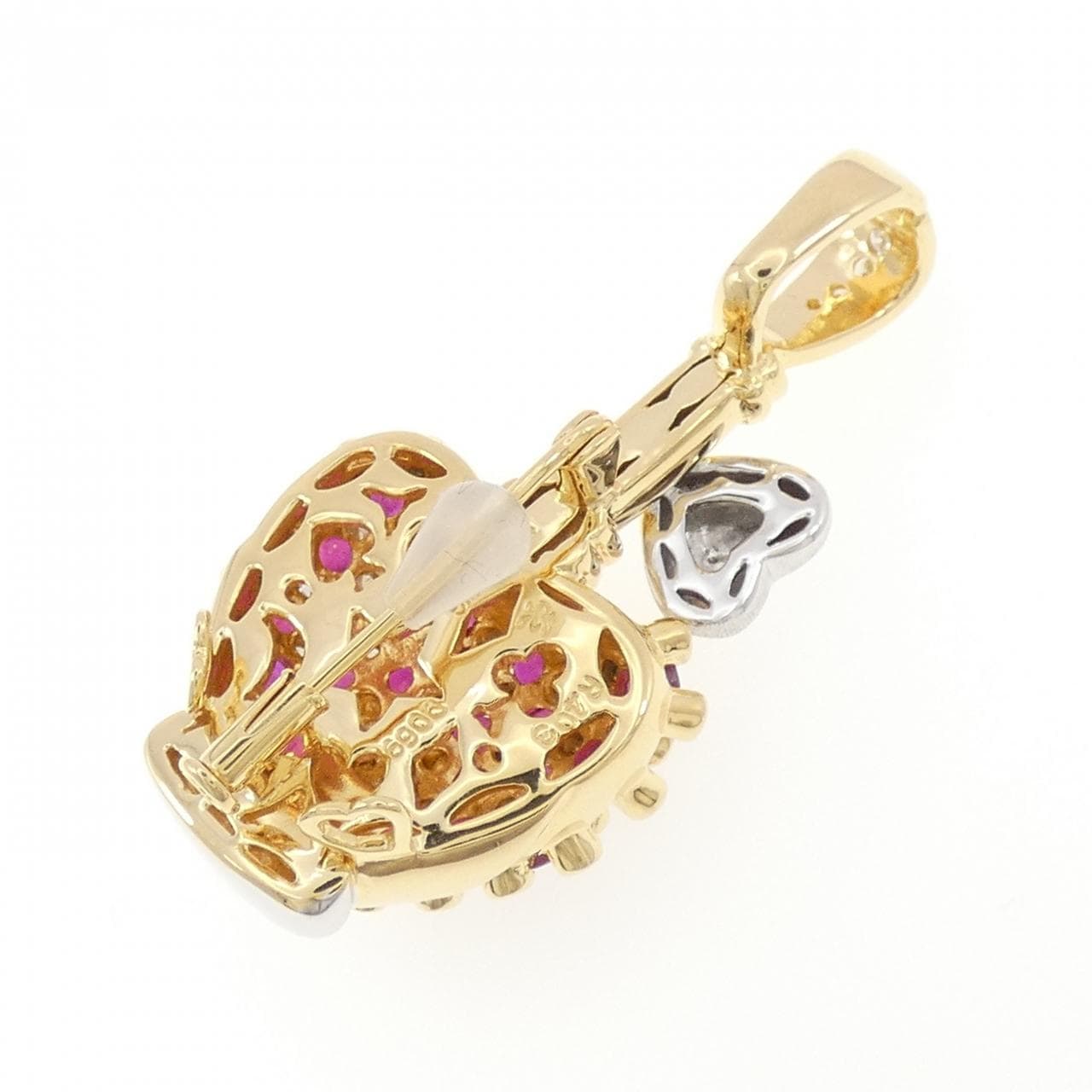 Karachi Heart Ruby Pendant 4.03CT