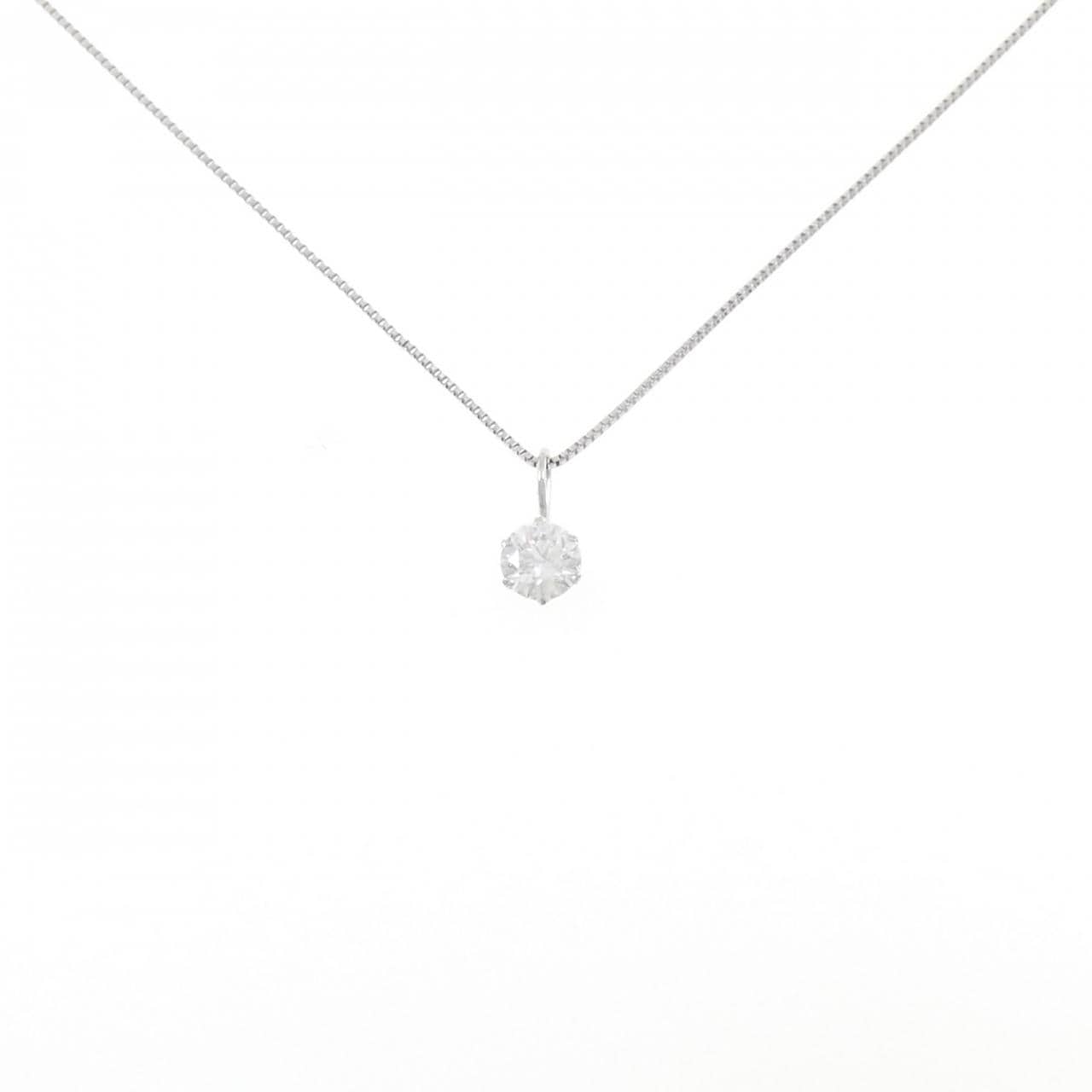 PT900/PT850 ダイヤモンド ネックレス 0.301CT D SI2 EXT H&C