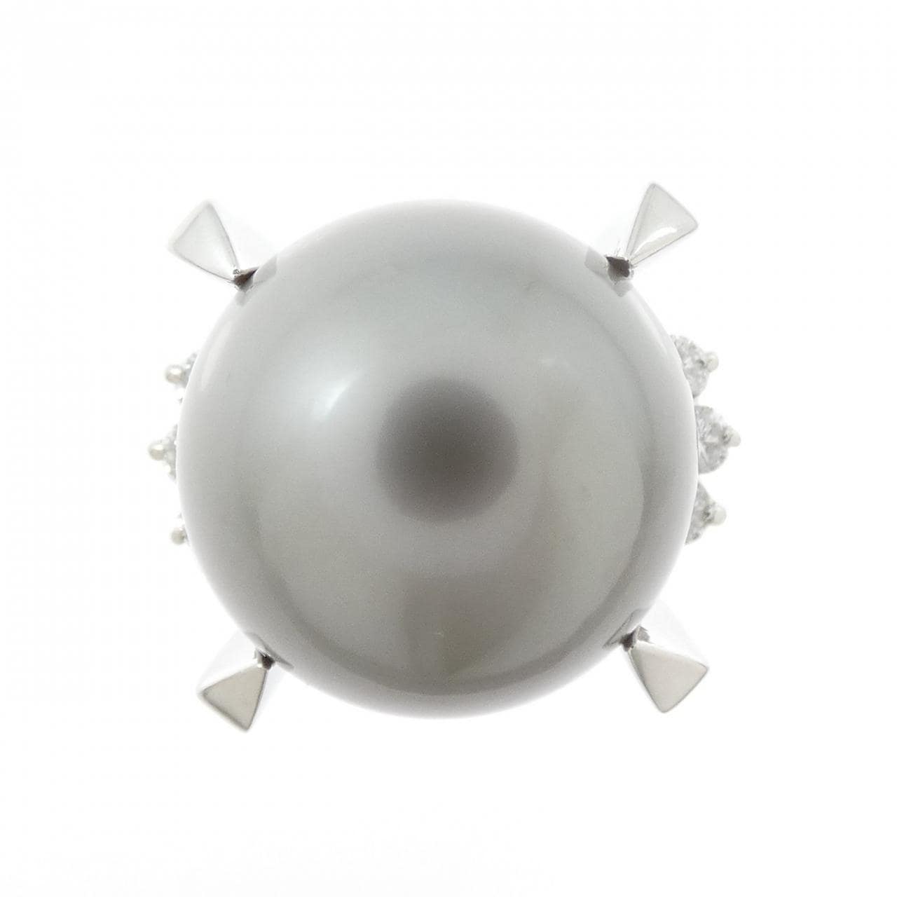 タサキ 黒蝶パール リング 14.2mm