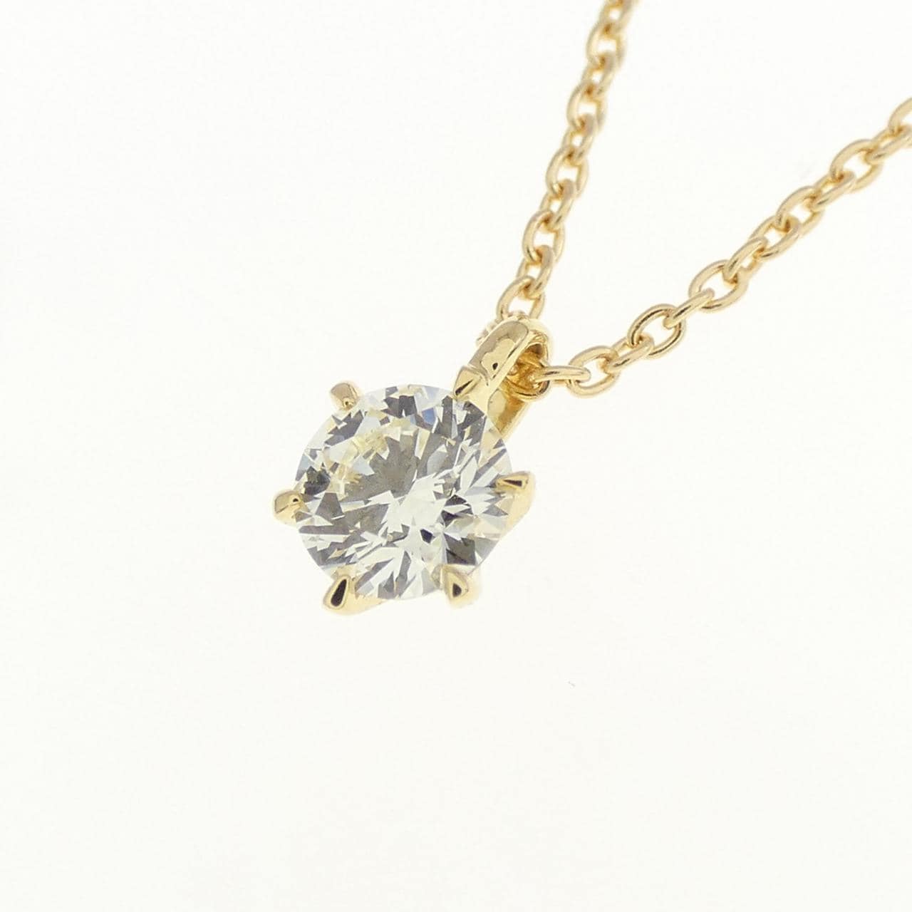 [Remake] K18YG Diamond Necklace 0.209CT L SI1 EXT