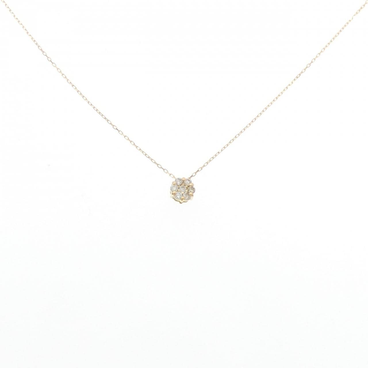 【新品】K18YG ダイヤモンド ネックレス 0.10CT