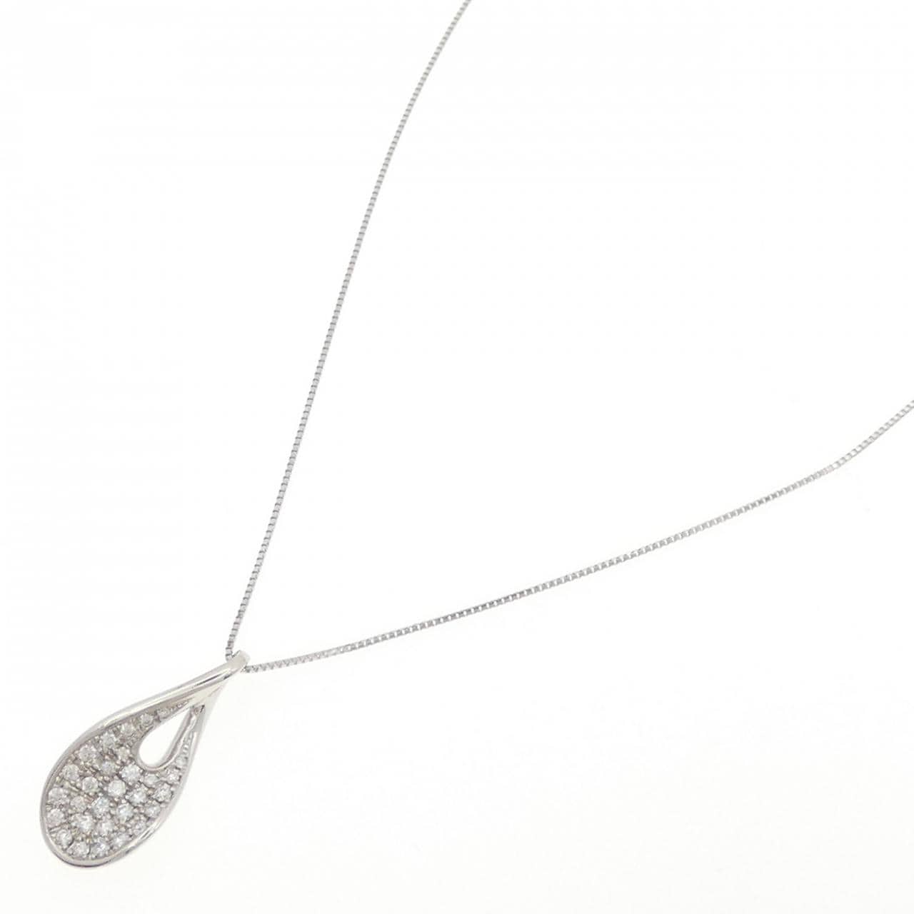 PT900/PT850 ダイヤモンド ネックレス 0.35CT