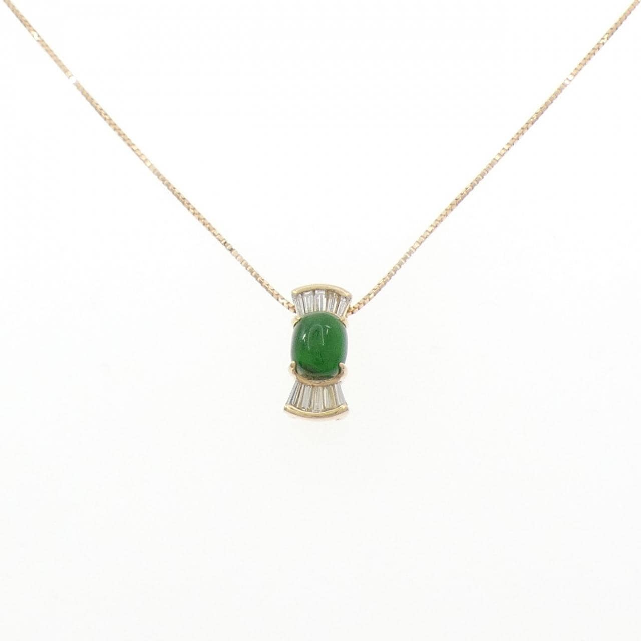 K18YG ヒスイ ネックレス