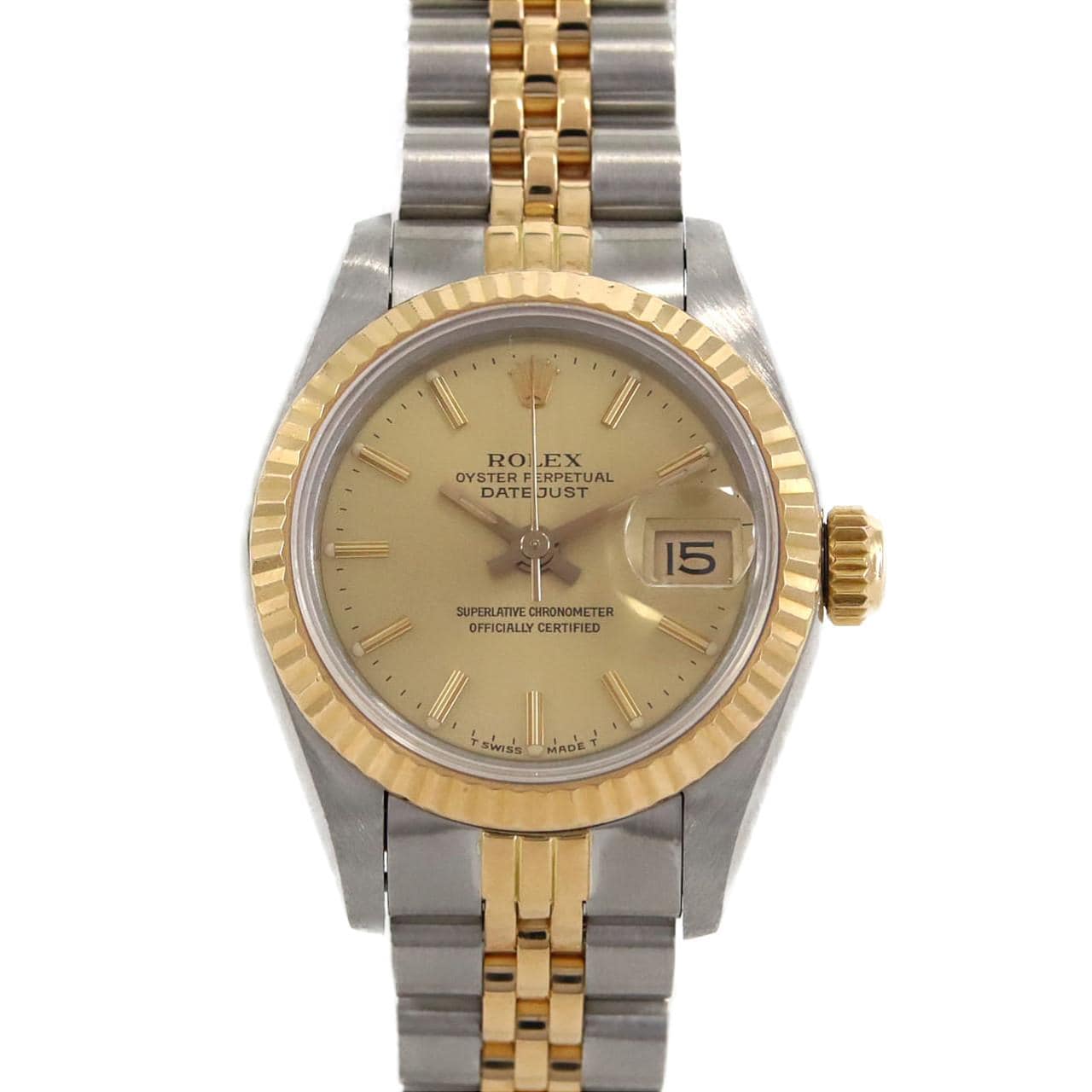 ロレックス デイトジャスト 69173 SSxYG 自動巻 9番台