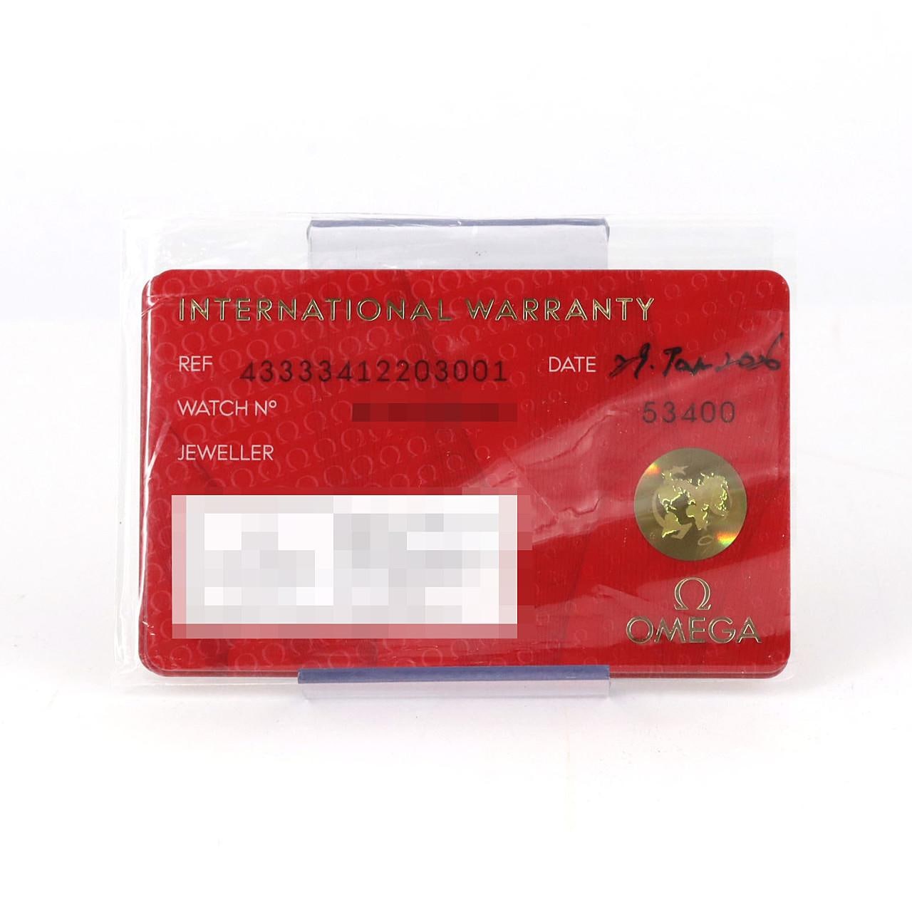 オメガ デ･ヴィル アワービジョンアニュアルカレンダー 433.33.41.22.03.001 SS 自動巻