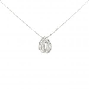K18WG ダイヤモンド ネックレス 0.22CT