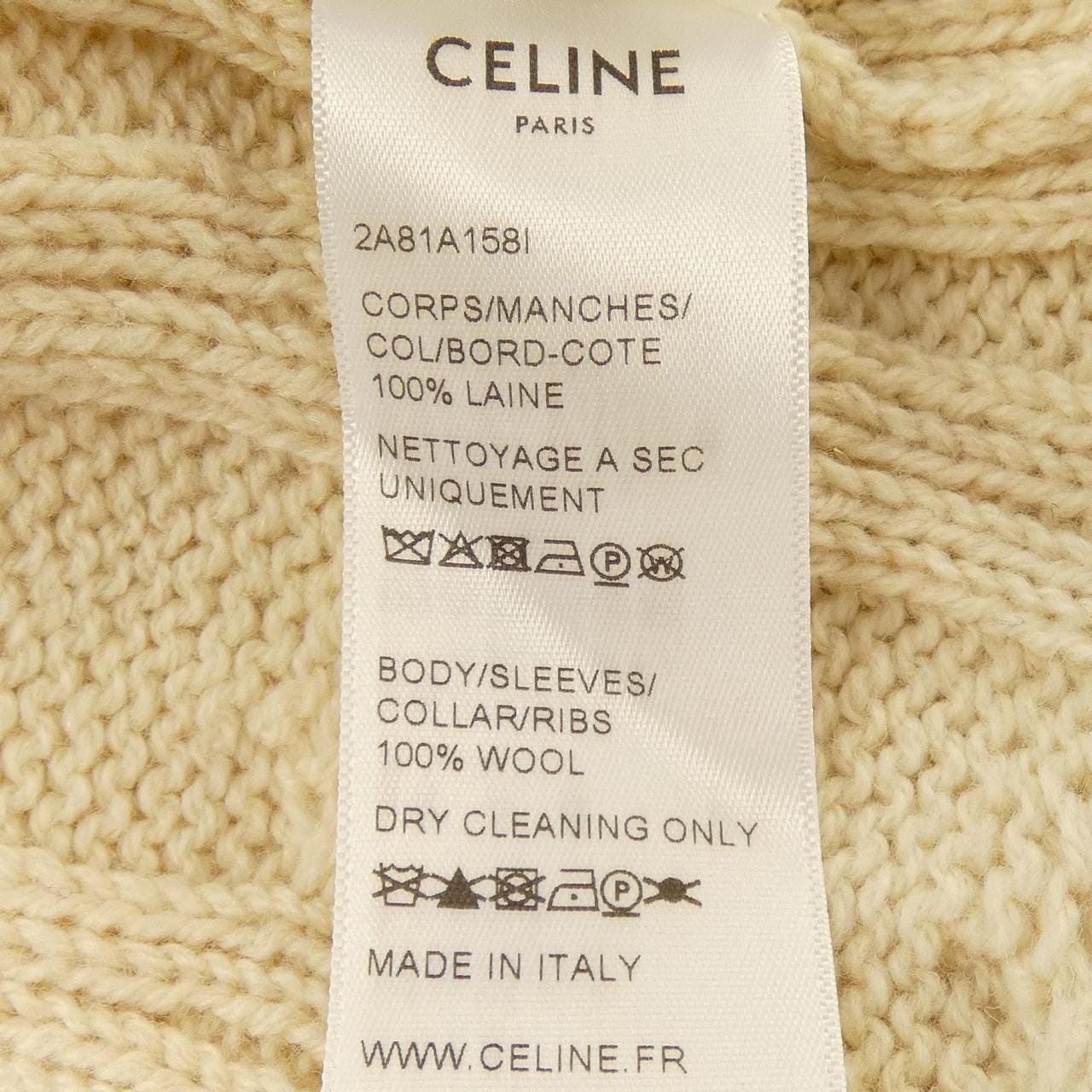 セリーヌ CELINE クリケットセーター 2A81A158I ニット