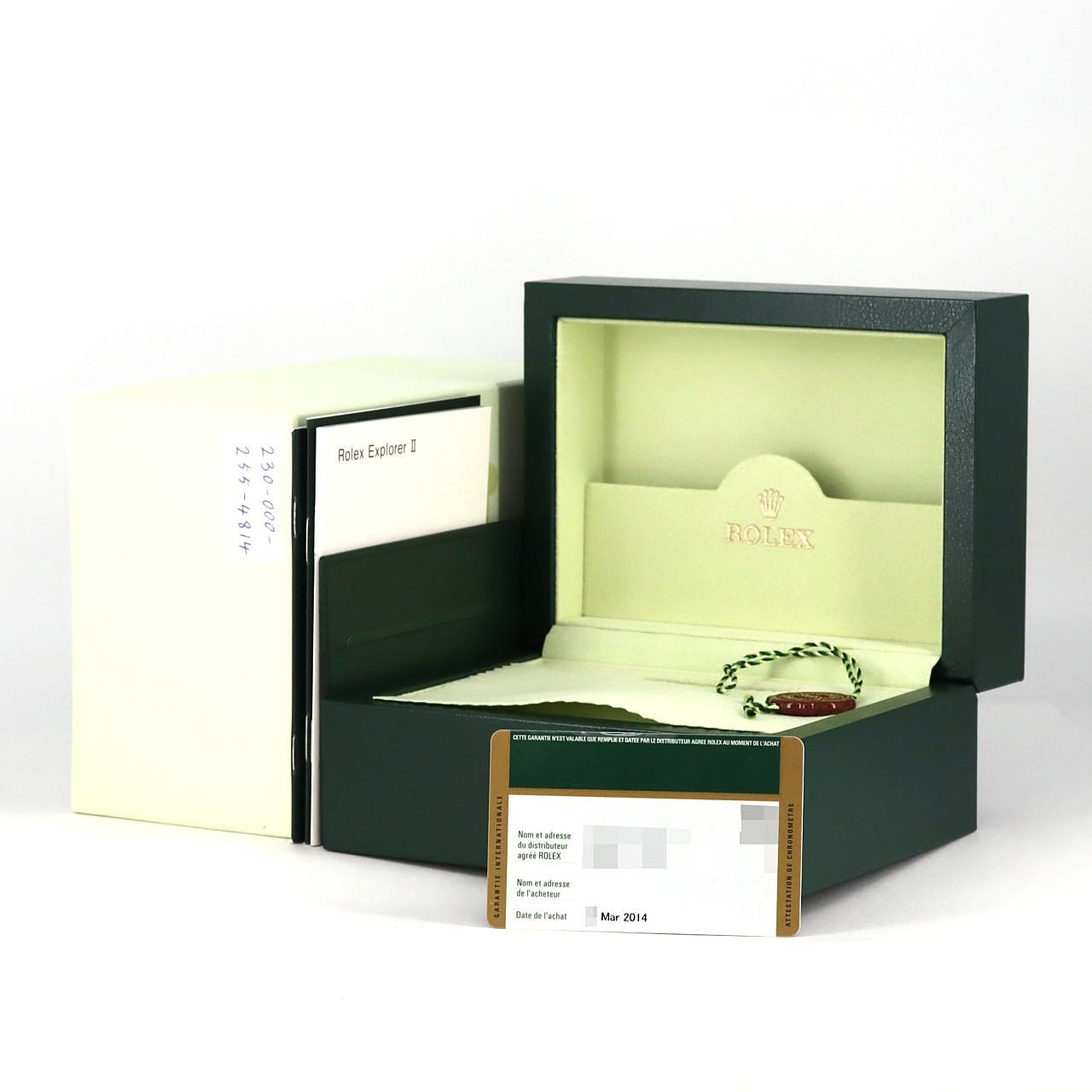 ロレックス エクスプローラーⅡ 216570 SS 自動巻 ランダム番