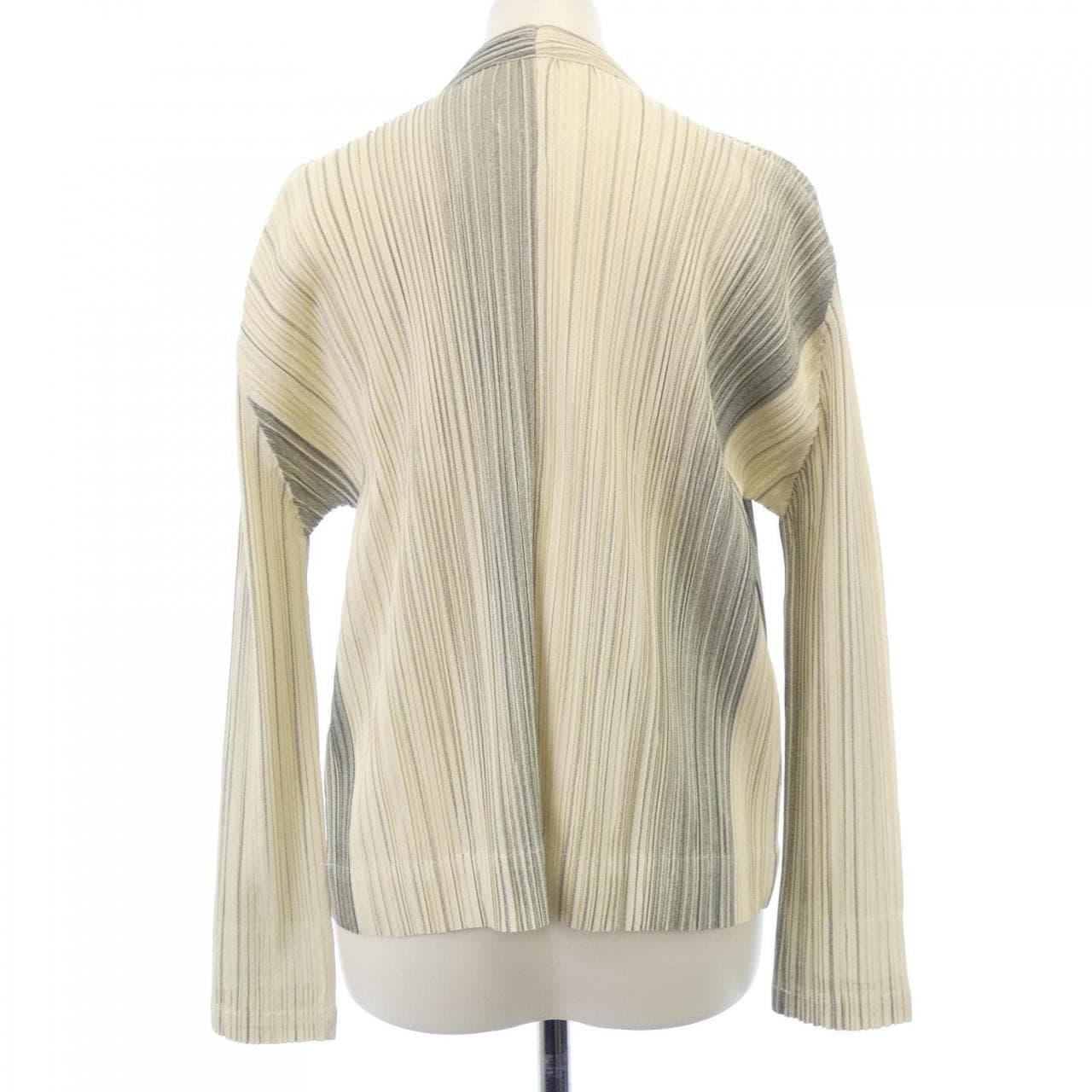 プリーツプリーズ PLEATS PLEASE 2018 グラデーションストライプ PP83-JD672 7573091 カーディガン
