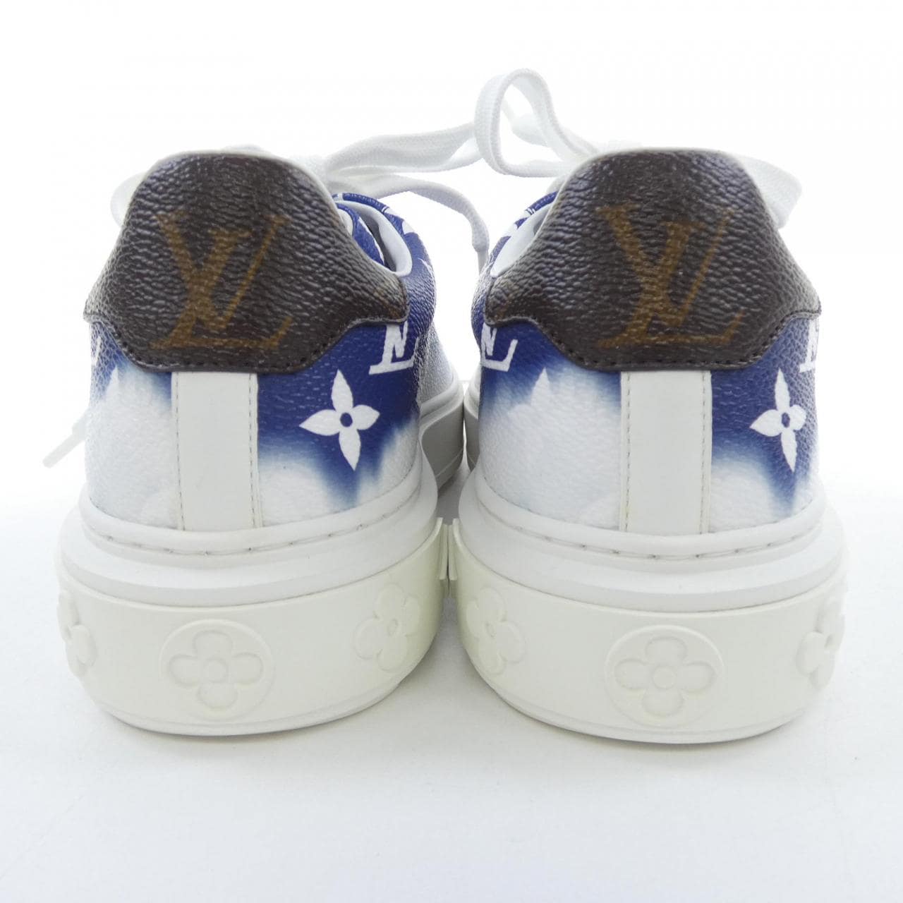 ルイヴィトン LOUIS VUITTON パテントモノグラムキャンバス LV エスカル タイムアウトライン スニーカー
