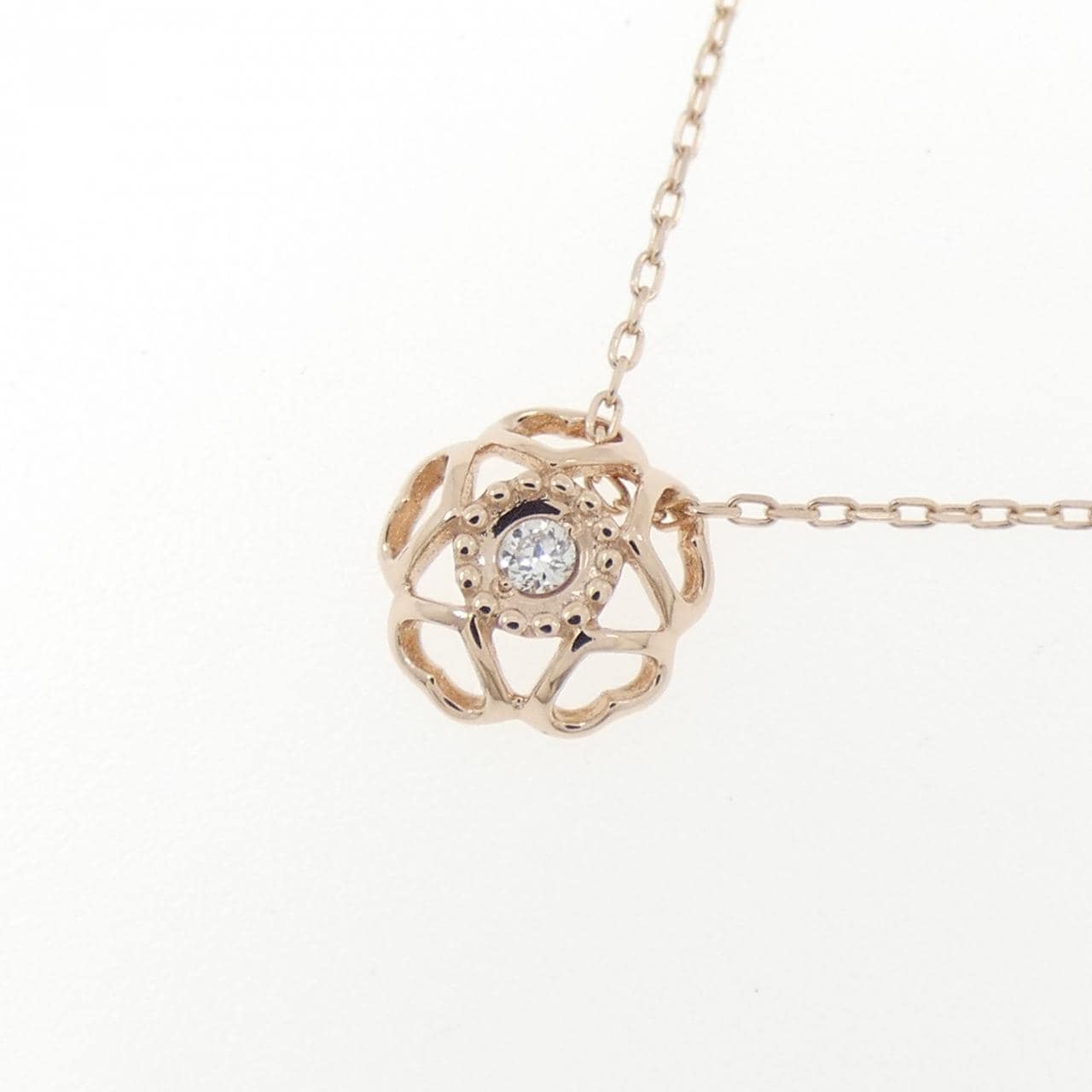 スタージュエリー ダイヤモンド ネックレス 0.01CT