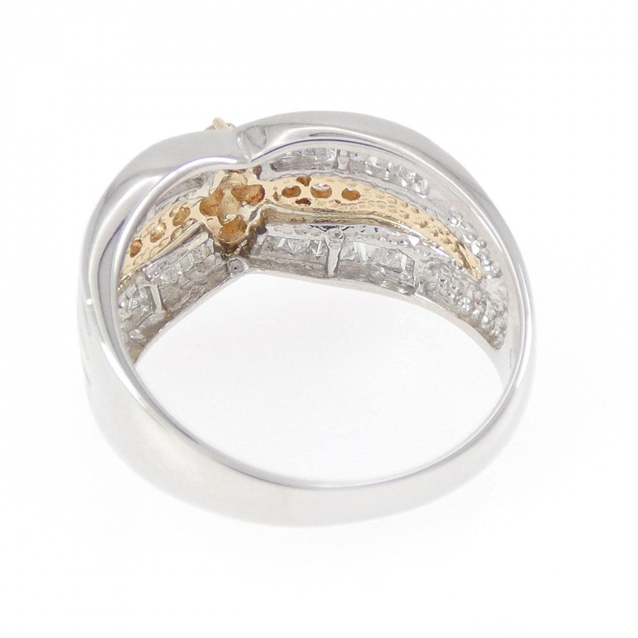 PT900/K18YG ダイヤモンド リング 1.00CT