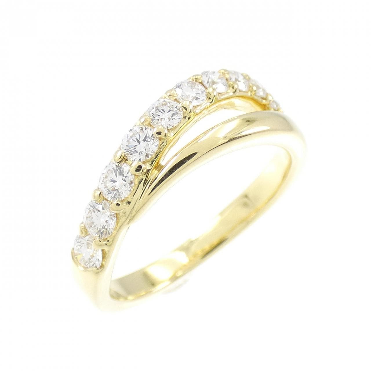 K18YG Diamond pinky ring 0.31CT