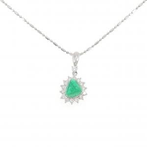 PT900/PT850 エメラルド ネックレス 1.33CT