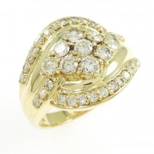 K18YG ダイヤモンド リング 1.00CT