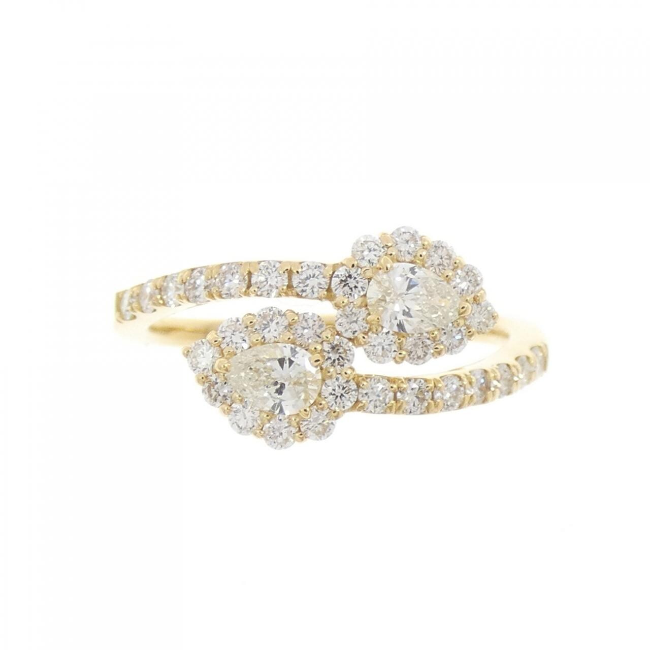 【新品】K18YG ダイヤモンド リング 0.70CT