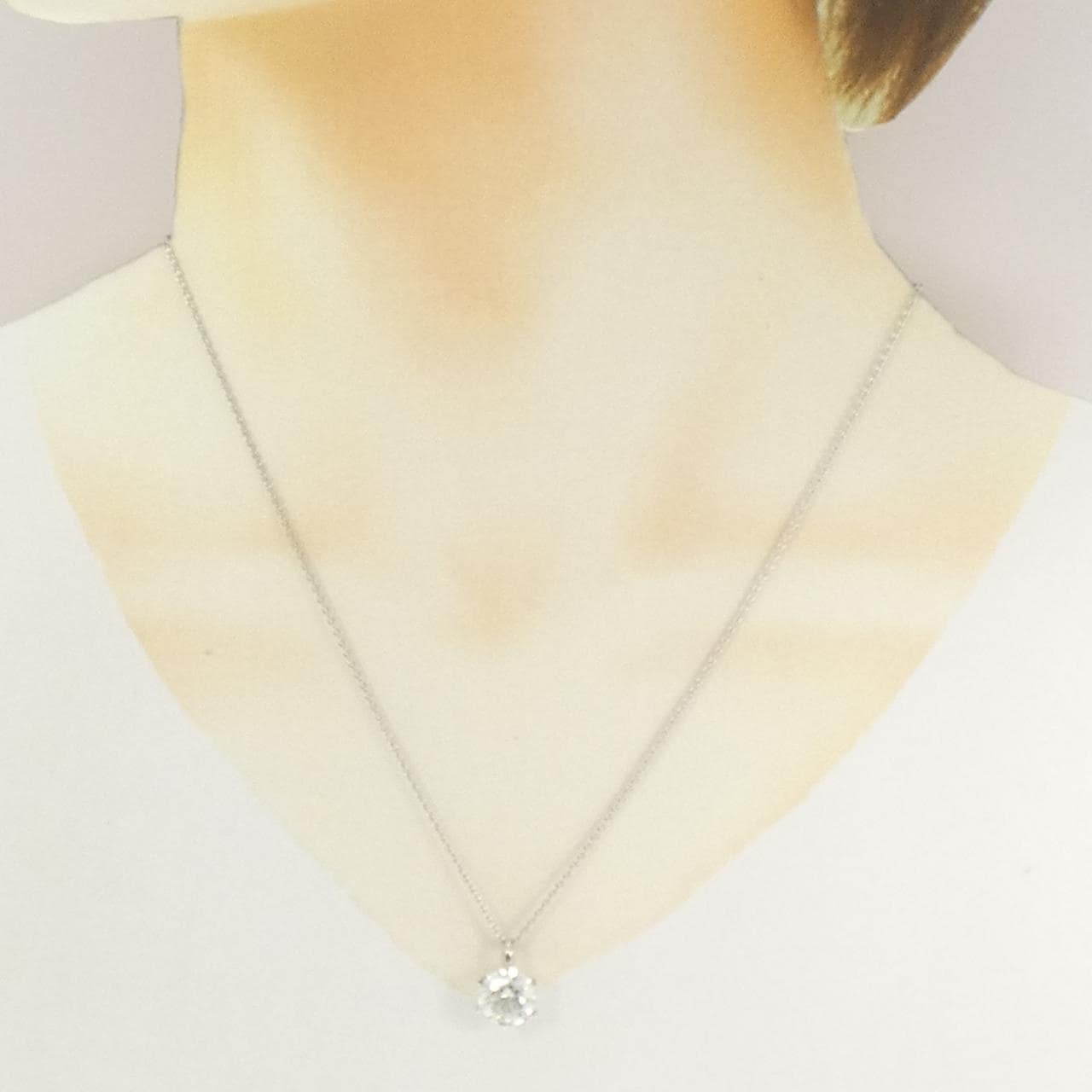 【リメイク】PT900/PT850 ダイヤモンド ネックレス 3.226CT G I1 VG