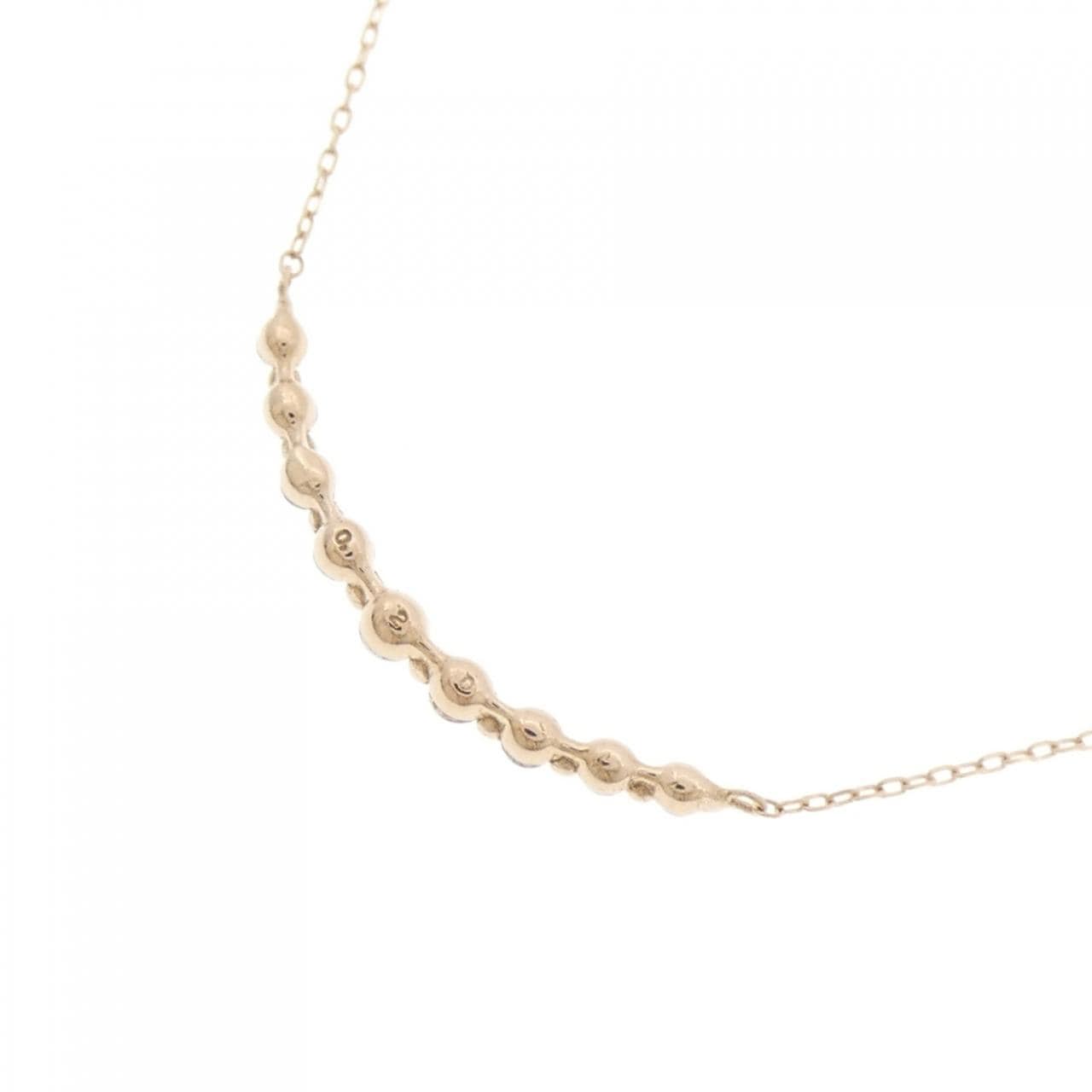 K18PG ダイヤモンド ネックレス 0.20CT