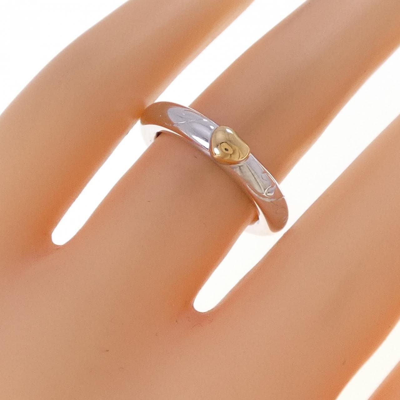 ティファニー 750WG/750YG リング