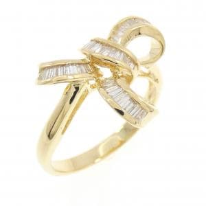 K18YG ダイヤモンド リング 0.39CT