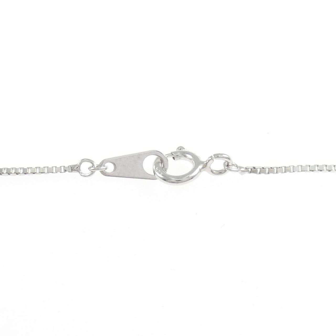 K14WG ダイヤモンド ネックレス 0.15CT