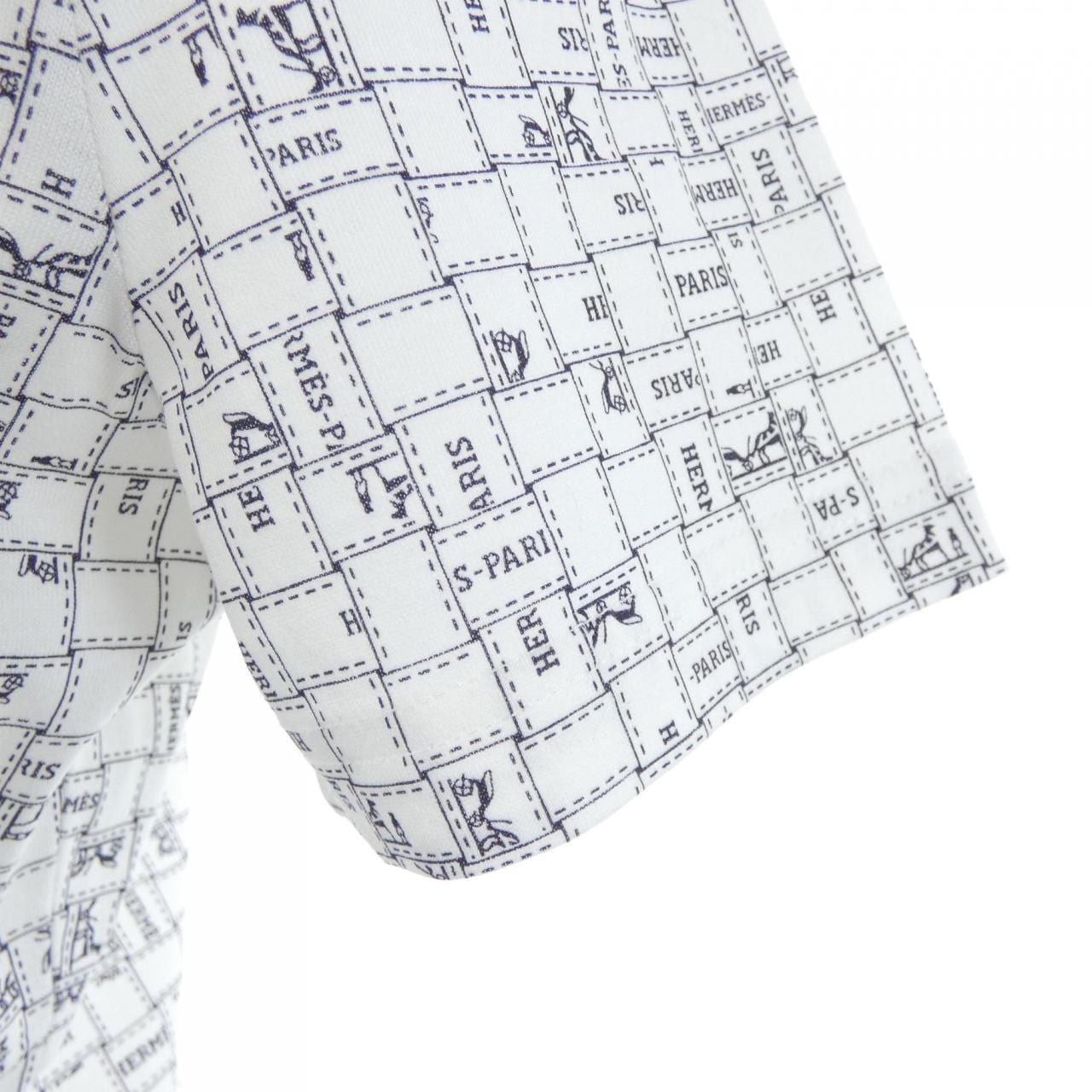 エルメス HERMES BOLDUC AU CARRE ボルデュックチェック 5E4645DK Tシャツ