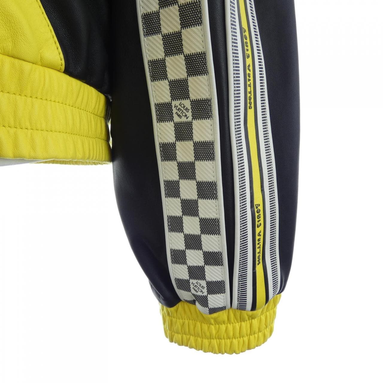 ルイヴィトン LOUIS VUITTON レザートラックブルゾン HML61EI85 レザージャケット