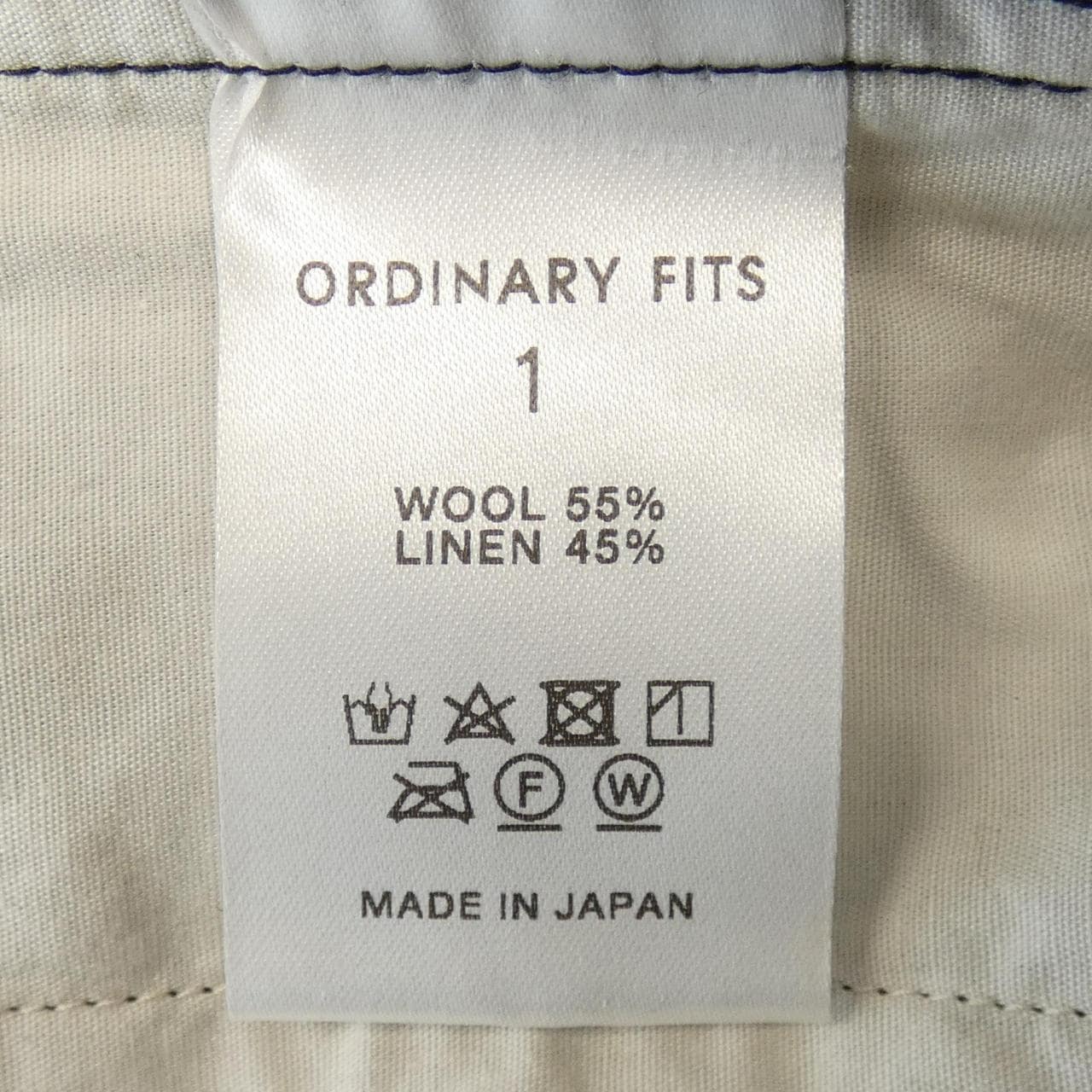 ORDINARY FIT パンツ