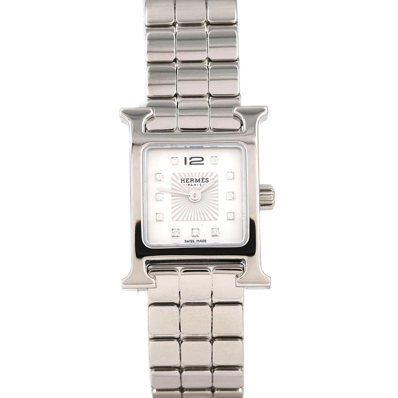 エルメス Hウォッチ 11P HH1.110 SS クォーツ