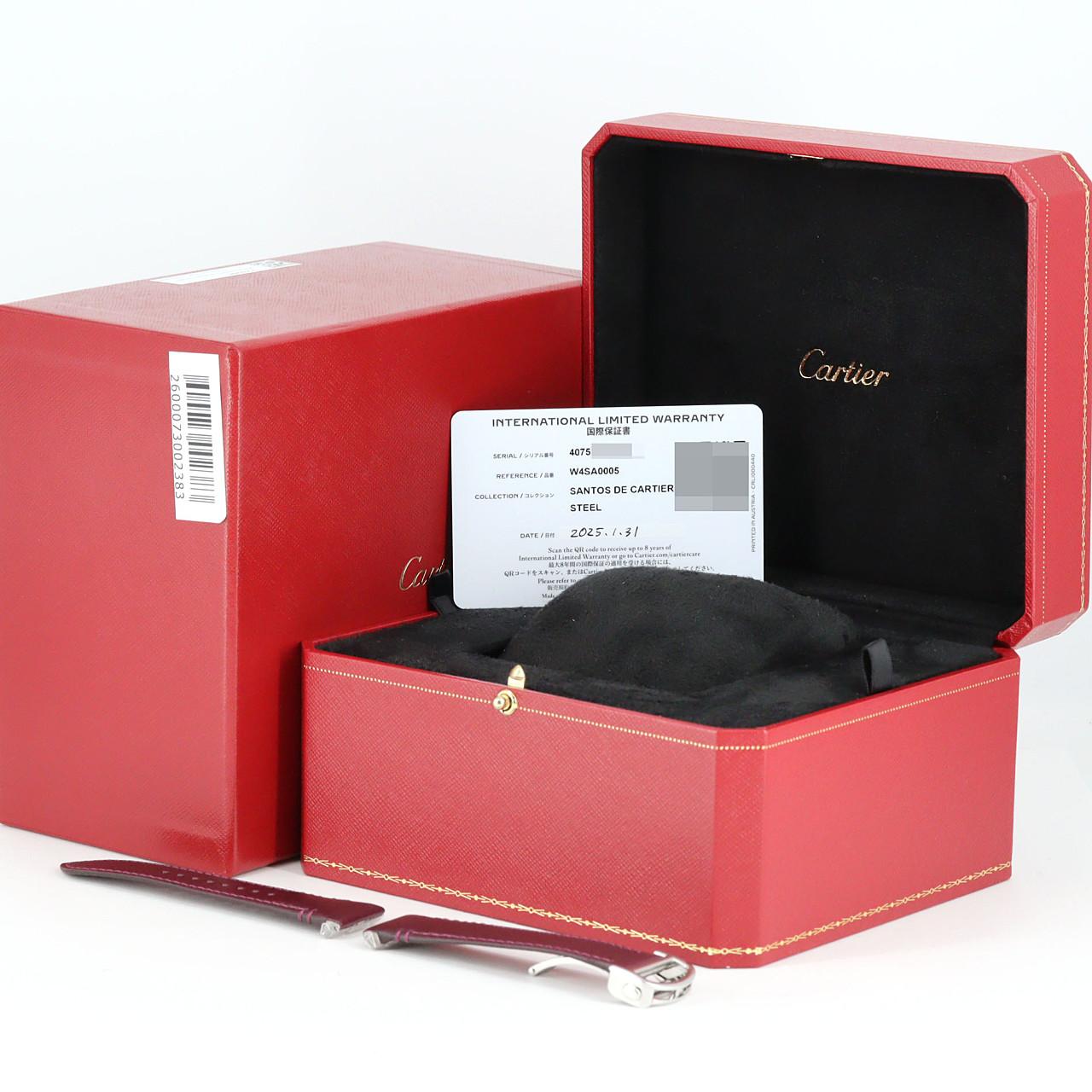 カルティエ サントス･ドゥ･カルティエ MM/D W4SA0005 SS 自動巻